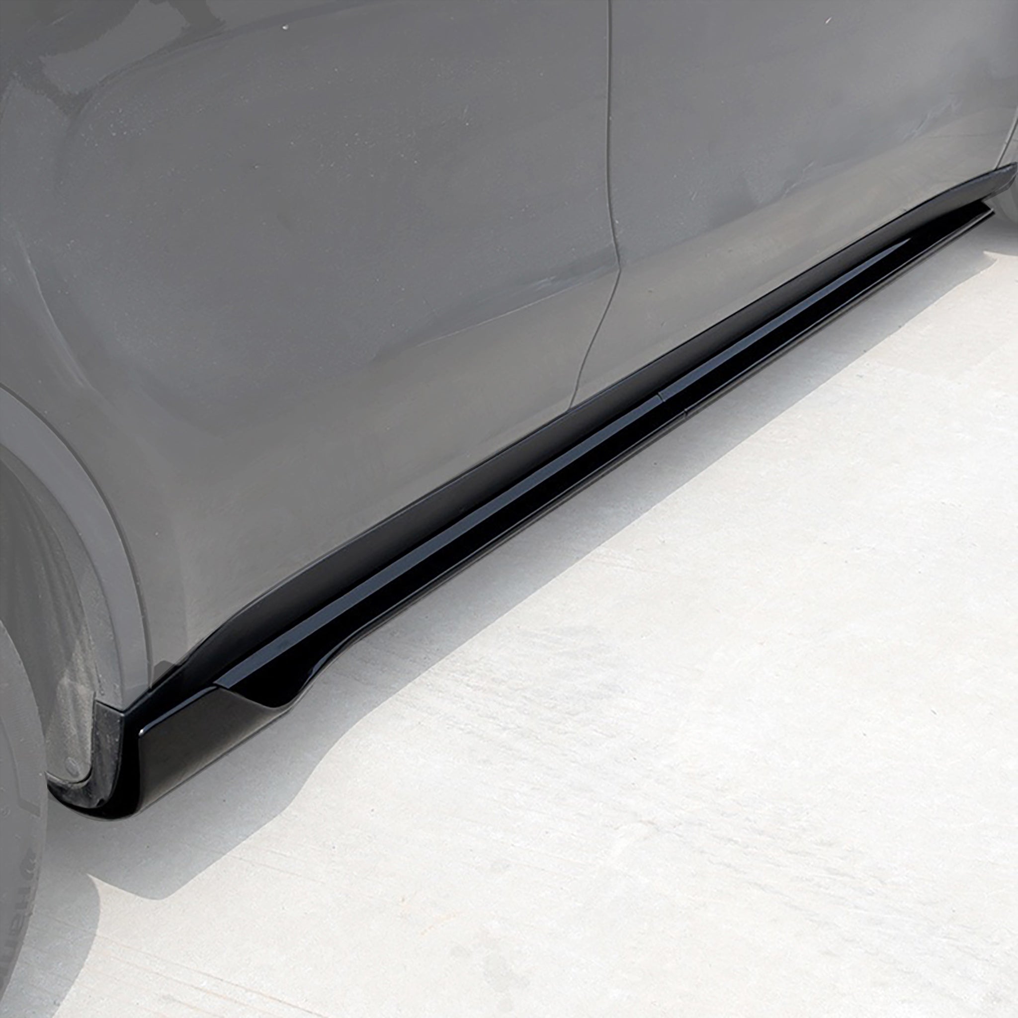 High-Quality ABS Plastic Side Skirts for Tesla Model Y 2020-2023 - Durable & Stylish Car Body Kit - Perfect for Sporty Look & Vehicle Protection