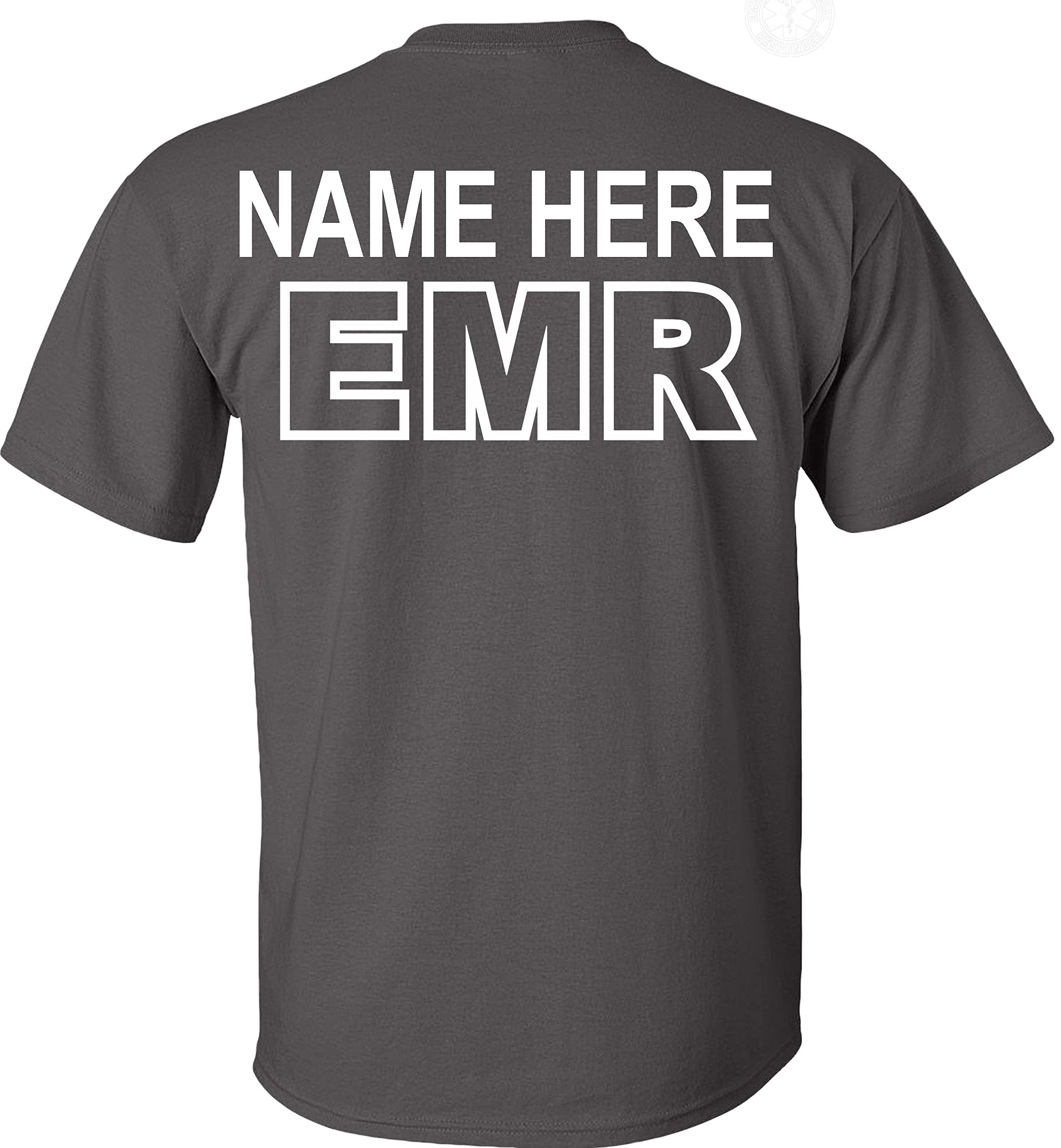Custom EMR T-Shirt for Emergency Medical Responders - Personalized EMT & Paramedic Apparel - Perfect for EMS Training, Work & First Responder Pride