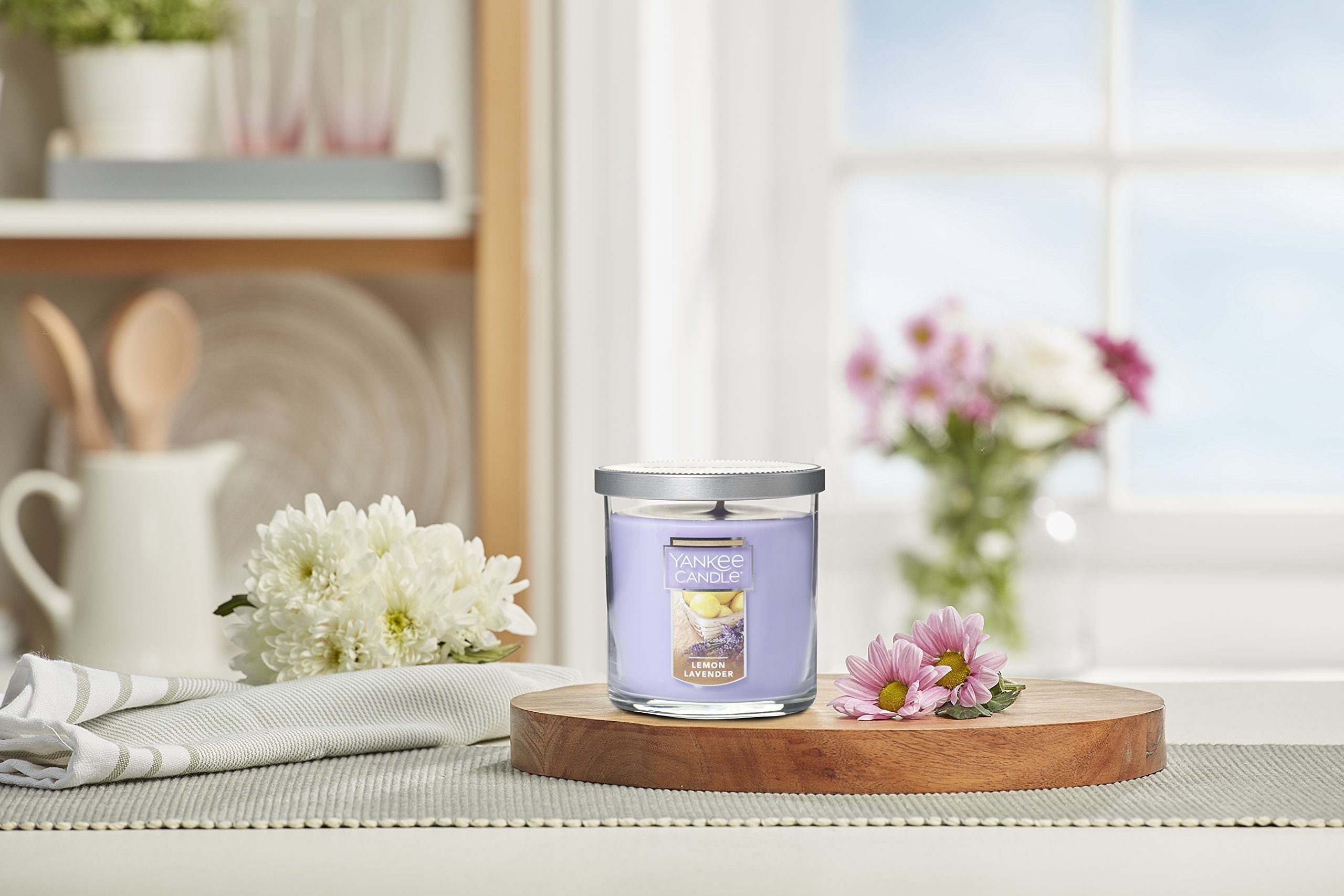 Yankee Candle Lemon Lavender Scented Candle - 7oz Small Tumbler with Single Wick | 35+ Hours Burn Time | Perfect for Relaxation, Aromatherapy & Home Decor