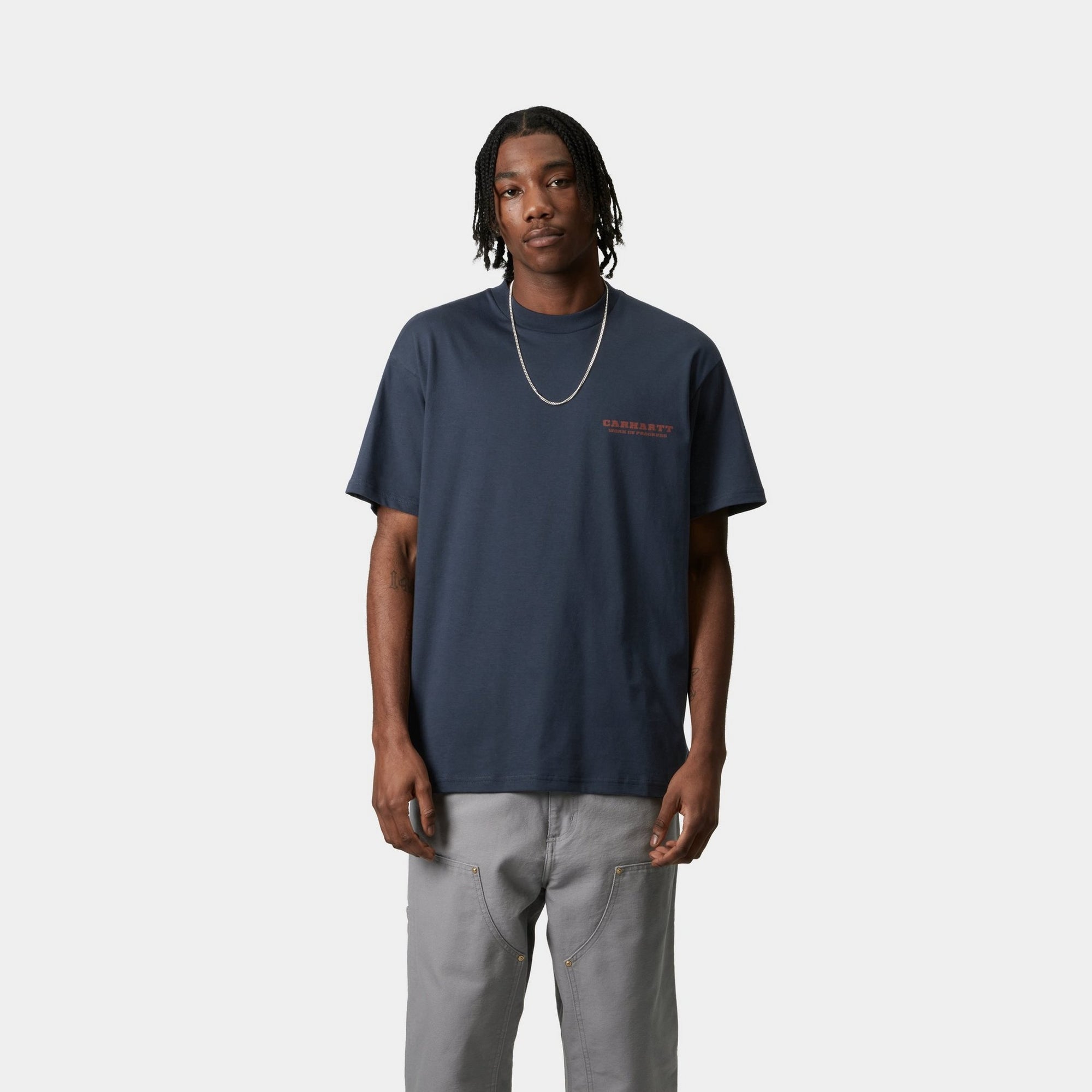Runaway T-Shirt for Men & Women | Stylish Blue & Vermillion Cotton Tee - Perfect for Casual Wear, Street Fashion & Everyday Outfits