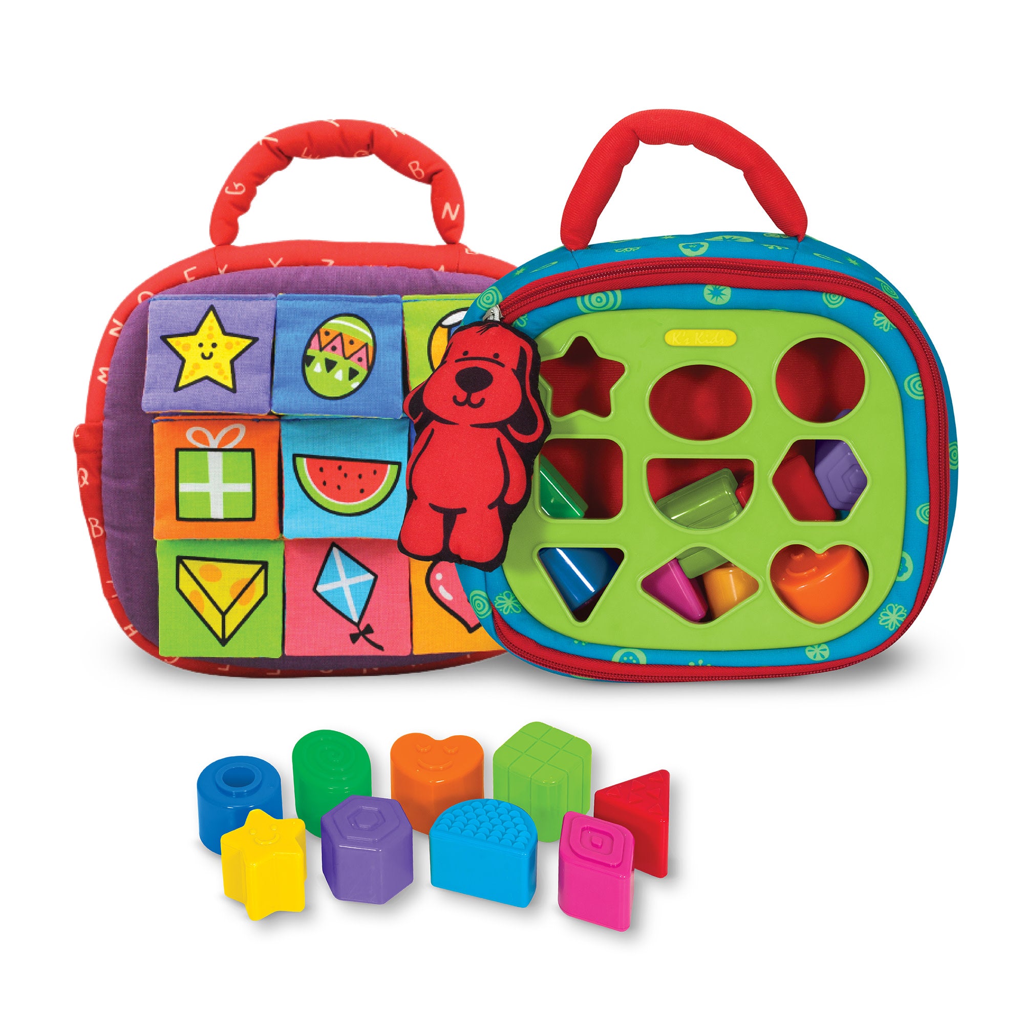 K's Kids Take Along Shape Sorter - Portable Educational Toy for Toddlers | Shape Learning & Fine Motor Skills Development | Perfect for Travel, Daycare & Home Play