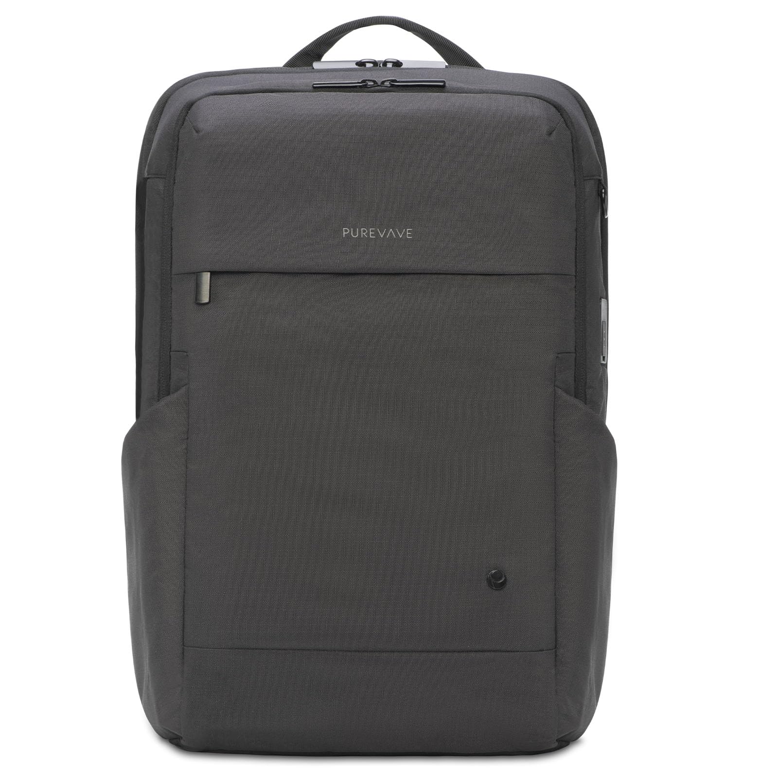 PUREVAVE YKK Zipper Travel Laptop Backpack for Men & Women - Durable Water-Resistant Business Backpack with USB Charging Port, Perfect for Commuting, College, Work & Airplane Travel