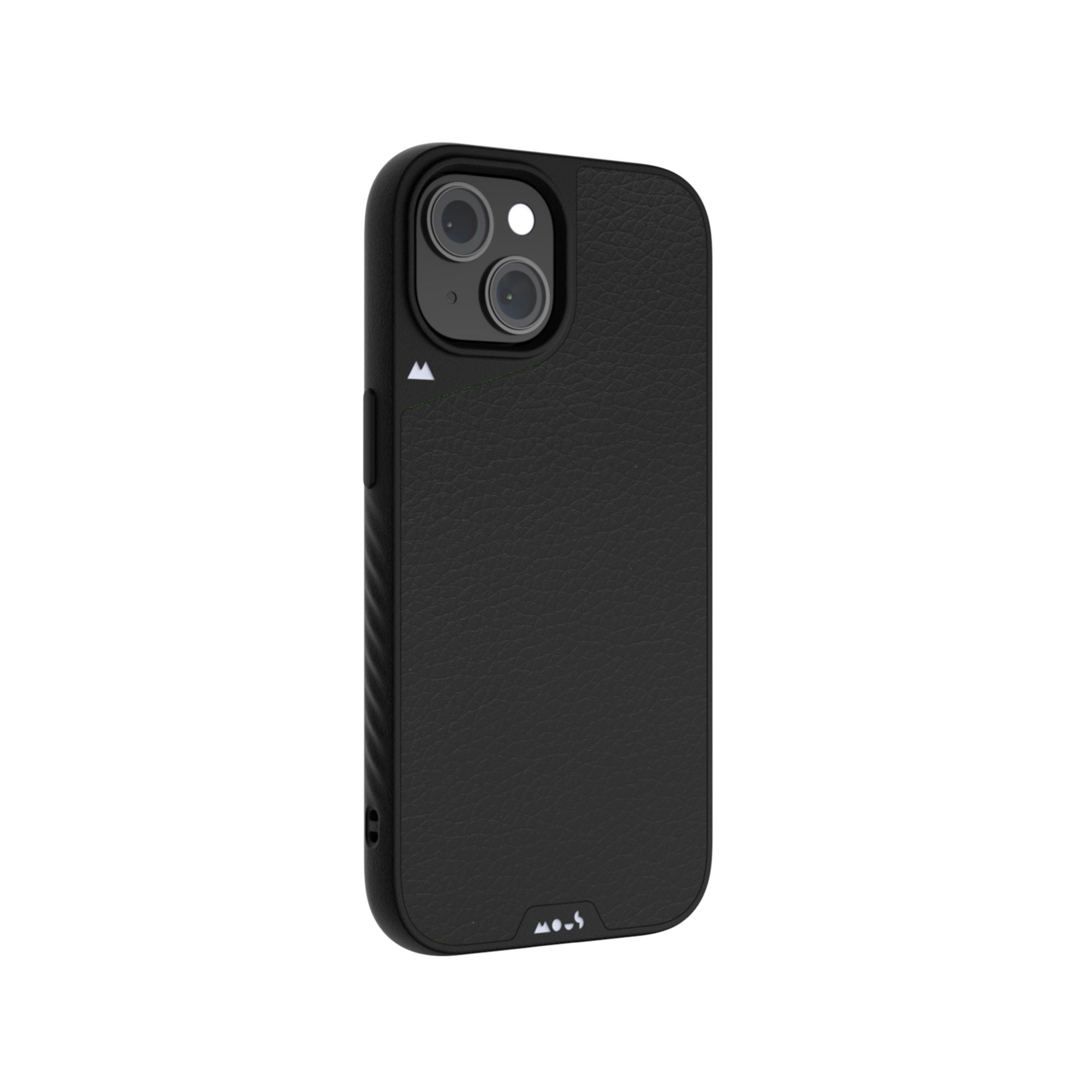 MagSafe Compatible Black Leather iPhone Case for iPhone 14/13/12 Pro Max - Premium Slim Protective Cover with Magnetic Alignment (Perfect for Work, Travel & Everyday Use)