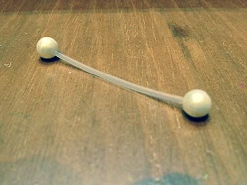 Flexible Acrylic Maternity Belly Button Ring - 1-1/2