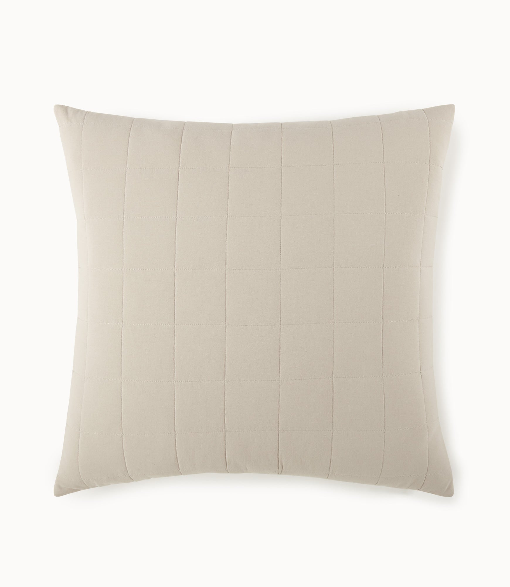 4-Pack Square Quilted Pillow Shams - Soft Bedroom Decor for Queen/King Size Beds - Perfect for Home, Hotel, and Guest Room Styling