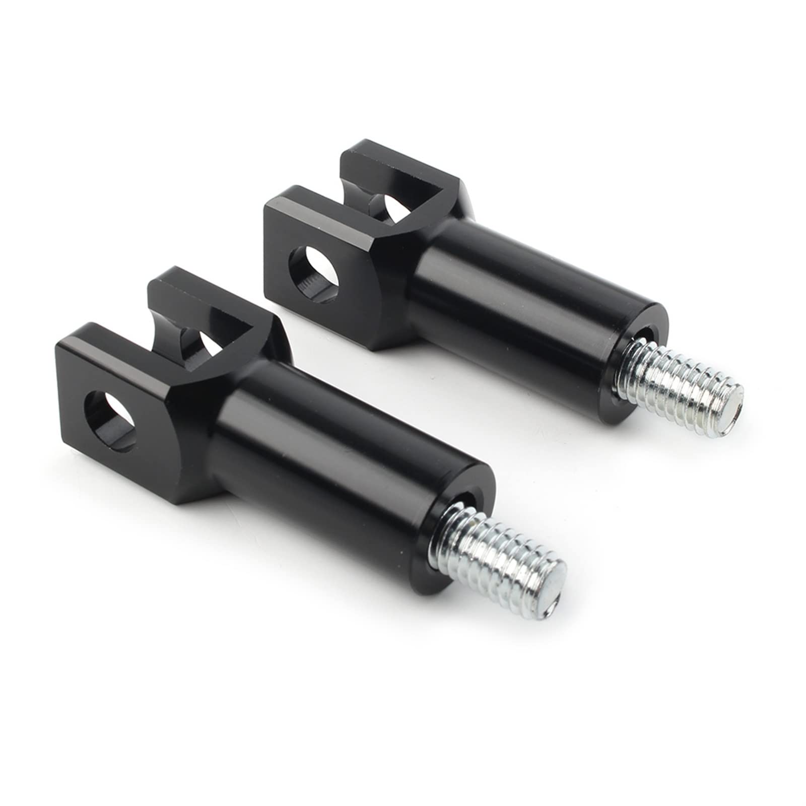 Harley Softail 2000-2018 Motorcycle Rear Footrest Pegs Support Mount Pedal Bracket Kit - Silver Replacement Upgrade Accessories for Comfortable Riding & Long Distance Cruising