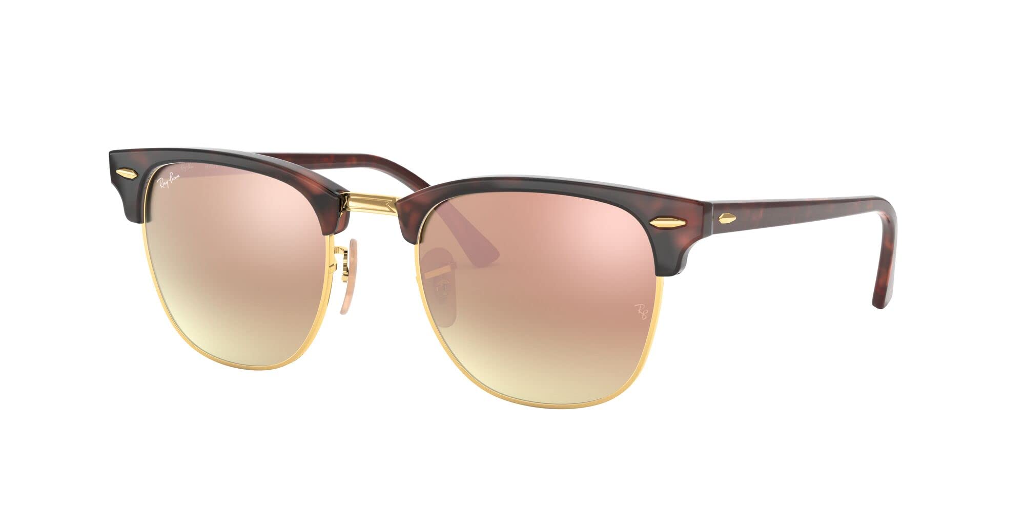 Ray-Ban RB3016 Clubmaster Square Sunglasses – Classic Retro Style, UV Protection, Lightweight Frame – Perfect for Driving, Travel & Outdoor Activities