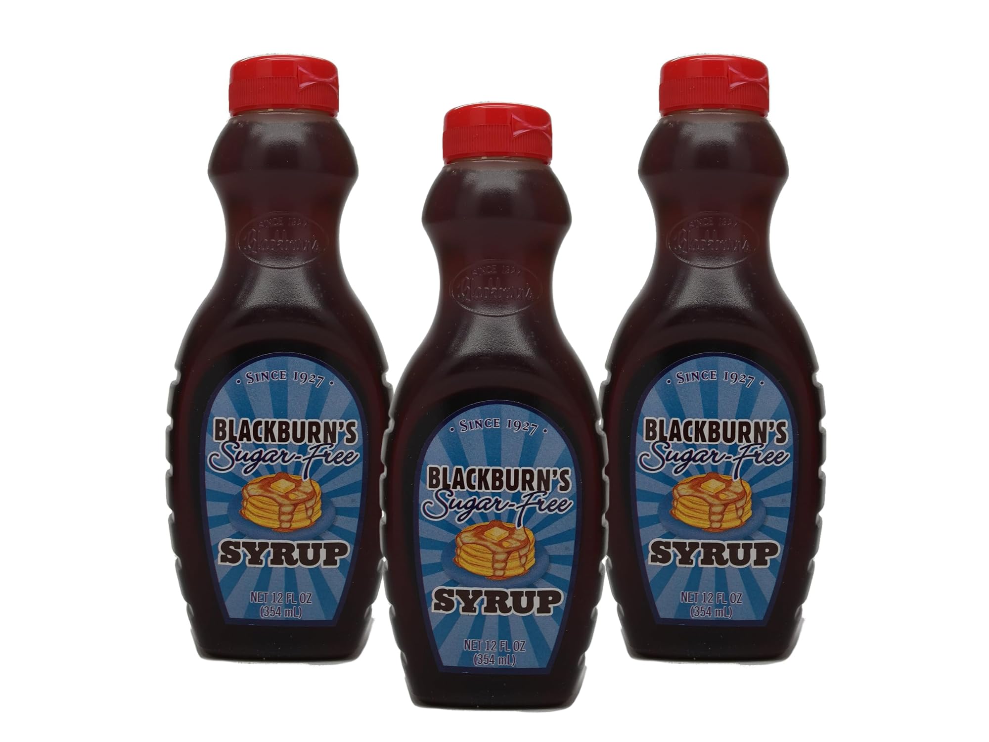 Sugar Free Pancake & Waffle Syrup - 12 Oz (Pack of 3) | Keto Friendly, Low Carb Maple Syrup Alternative | Perfect for Pancakes, Waffles, French Toast & Desserts