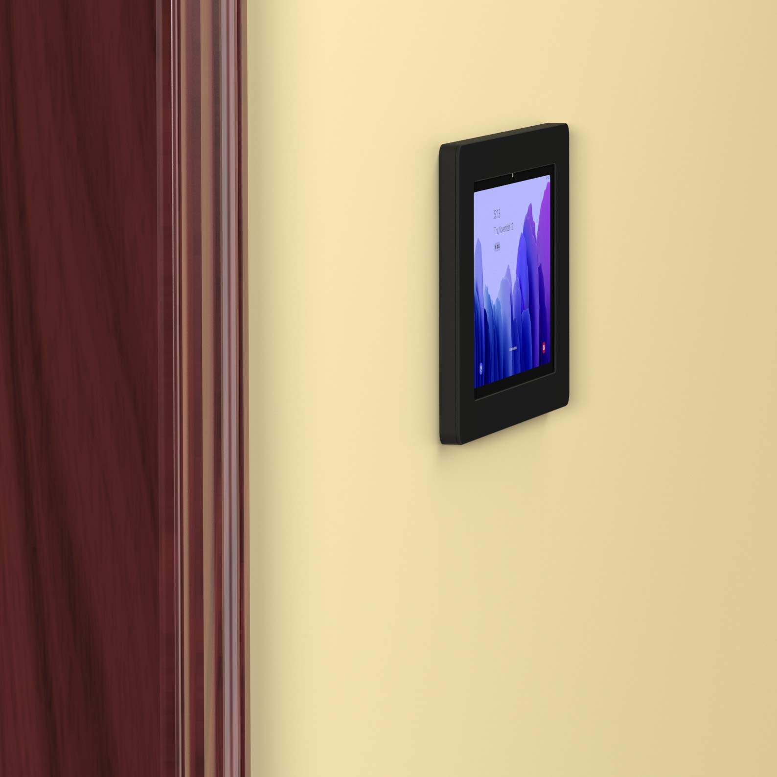 VidaMount Black Wall Mount for Samsung Galaxy Tab A7 10.4 - Secure Tablet Holder for Home, Office & Kitchen - Perfect for Streaming, Video Calls & Recipes