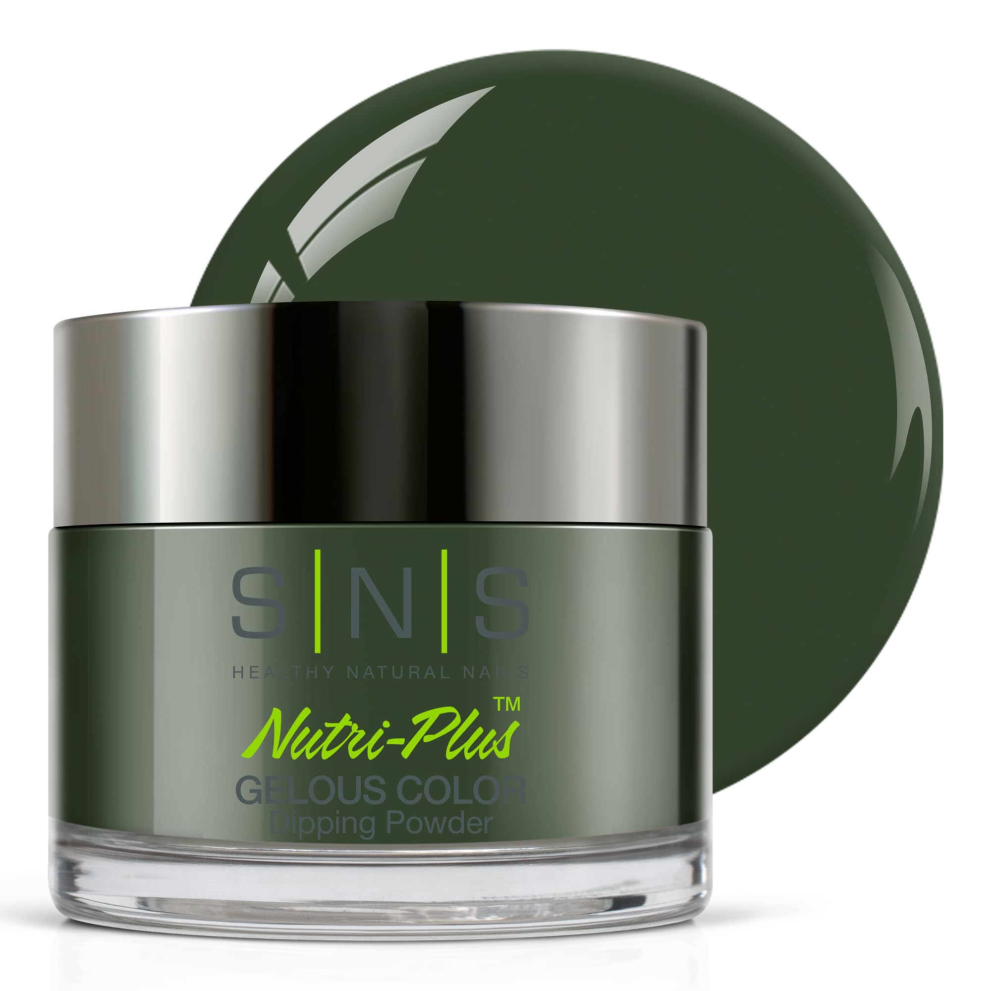 Long-Lasting SNS Nail Dip Powder - Green Eggs & Ham (Green) Gelous Dipping Powder - 14 Days Wear, Low Odor & No UV Lamp Needed - 1 OZ for Salon-Quality Manicures at Home