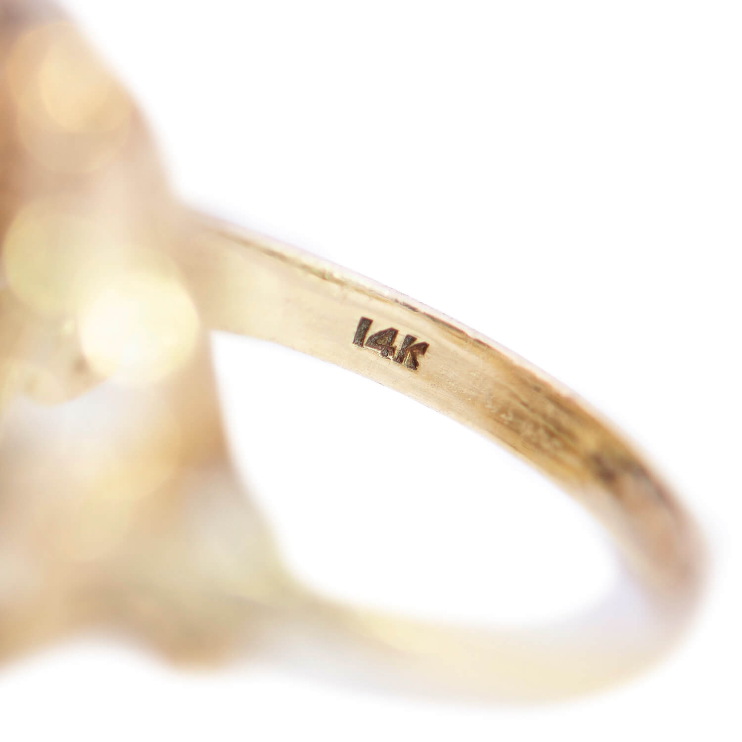 Vintage 14K Gold Enamel Diamond Ring - 0.75 Carat Total Weight (CTW) - Elegant Jewelry for Women, Perfect for Weddings, Anniversaries & Special Occasions