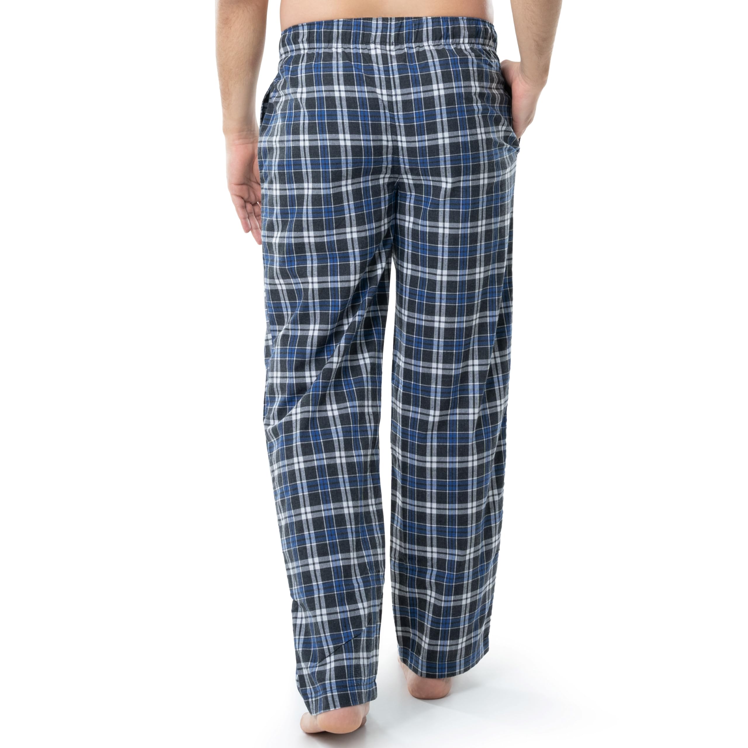 Fruit of the Loom Men's Comfortable Broadcloth Woven Sleep Pajama Pants - Soft Lounge Pants for Relaxing at Home & Nightwear