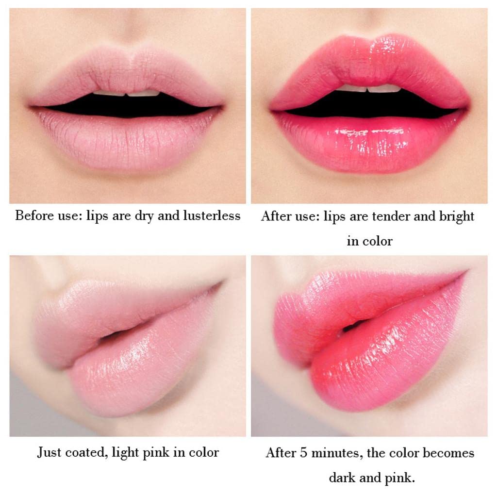Aloe Vera Lip Balm with Temperature Color Change - Long Lasting Moisturizing & Nourishing Lip Care Makeup | Perfect for Dry Lips, Winter Protection & Everyday Use