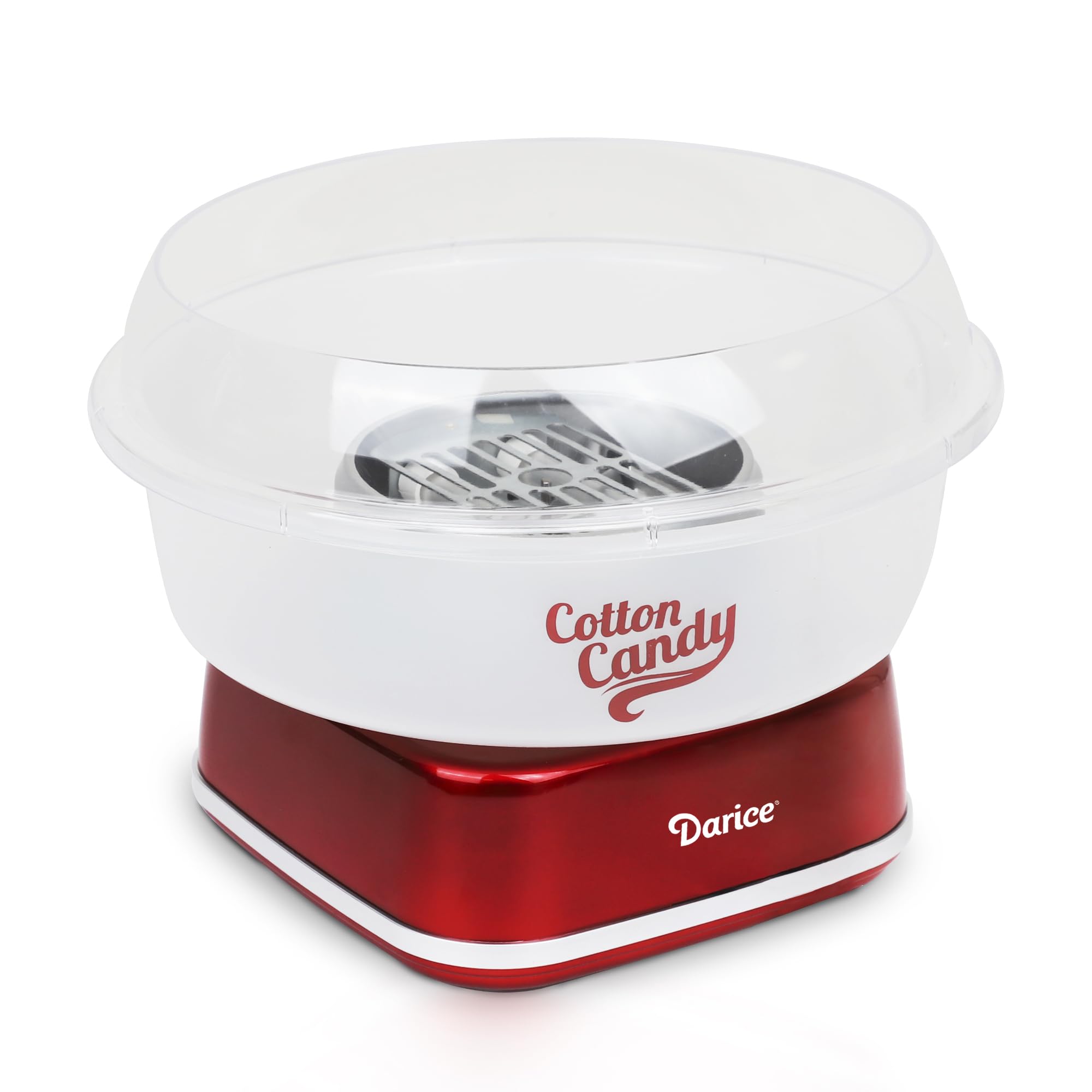 Darice Retro Cotton Candy Maker Machine for Homemade Sweets - Perfect for Birthday Parties, Carnivals & Family Gatherings - Works with Flossing Sugar or Hard Candy - Create Fun Treats at Home, Events & Festivals