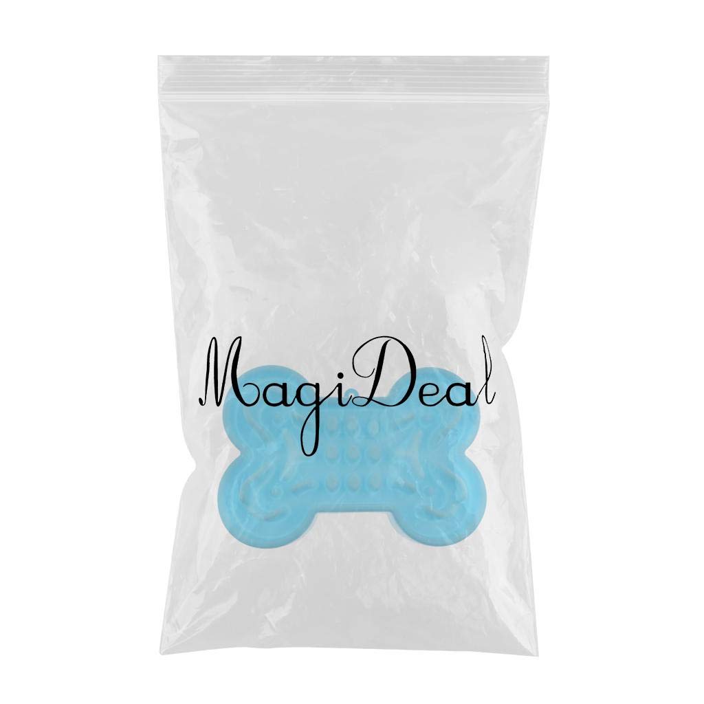 SECRET DESIRE Slow Feed Interactive Pet Bowl for Dogs & Cats - Anti-Bloating & Choking Feeder - Blue Pet Food Dish - Perfect for Fast Eaters & Mealtime Enrichment