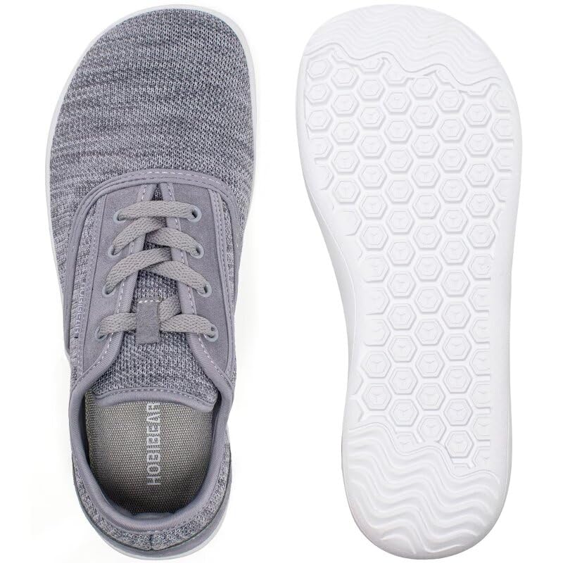 HOBIBEAR Wide Toe Box Barefoot Shoes for Men & Women - Minimalist Trail Running & Walking Shoes - Breathable & Lightweight for Outdoor Activities, Hiking & Gym Workouts