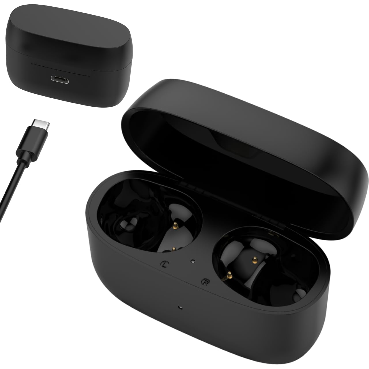 Jabra Elite 4 Active Wireless Earbuds Charging Case Replacement - Portable Charging Dock & Storage Box for Jabra Elite 4 Active Bluetooth Earbuds (Earbuds Not Included) - Perfect for Travel, Workout & Daily Use