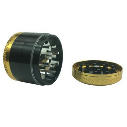 Premium 4-Piece Multi-Color Herb Grinder with Pollen Catcher - Perfect for Grinding Spices, Herbs & Tobacco - Ideal for Cooking, Baking & Smoking Accessories