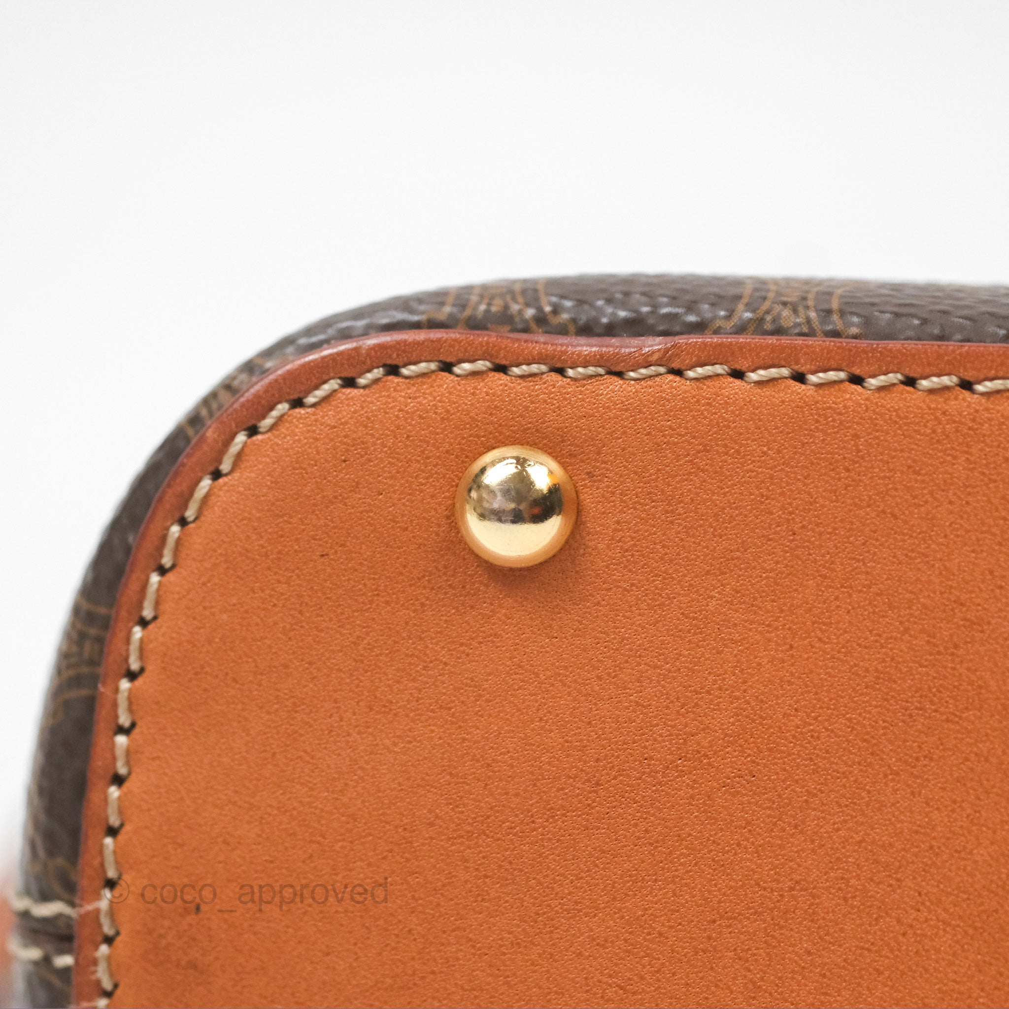Vintage Celine Macadam Top Handle Handbag in Tan Brown - Perfect for Work, Travel & Everyday Elegance