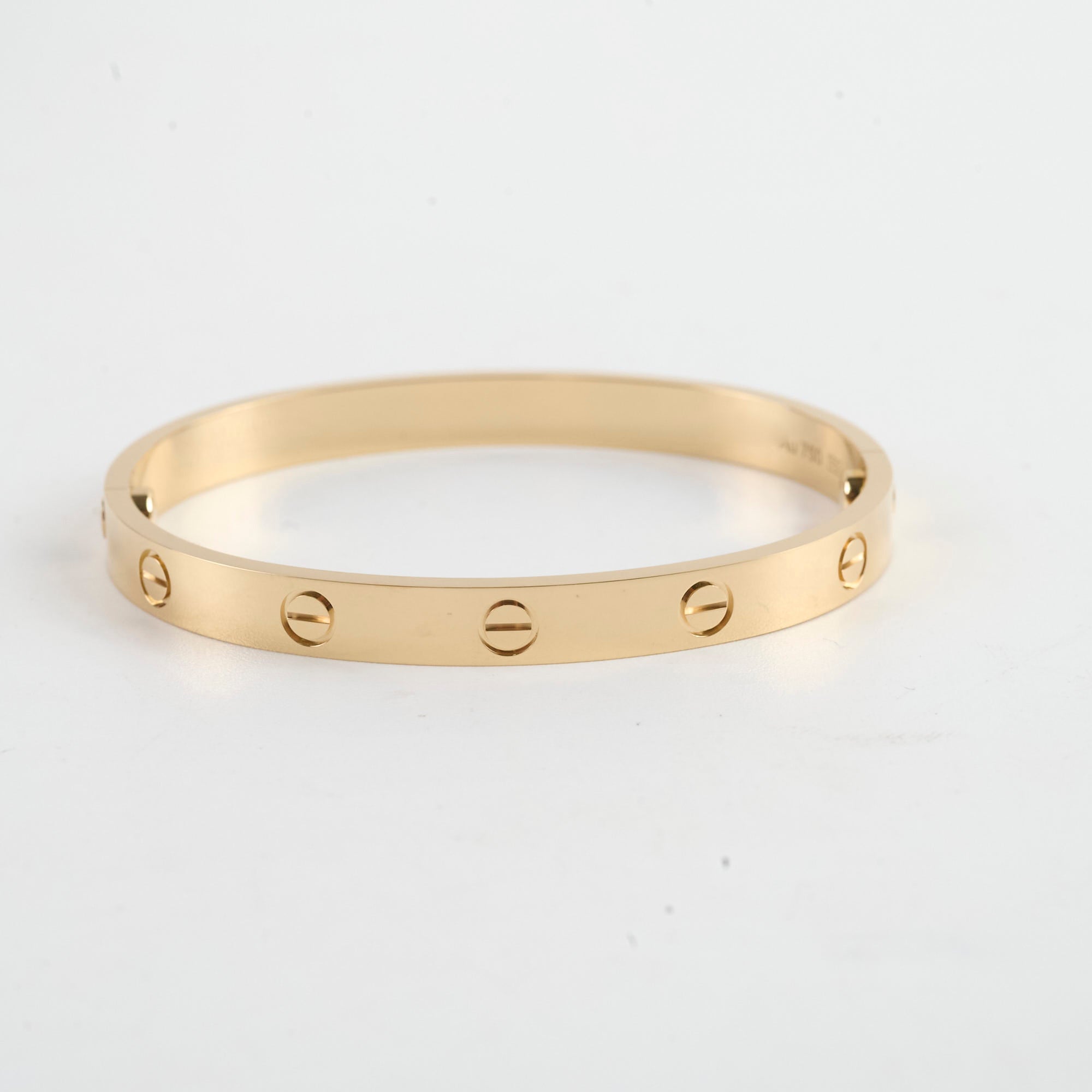 Cartier Love Bracelet 18K Yellow Gold Size 17 - Luxury Jewelry for Women, Anniversary Gift & Romantic Occasions