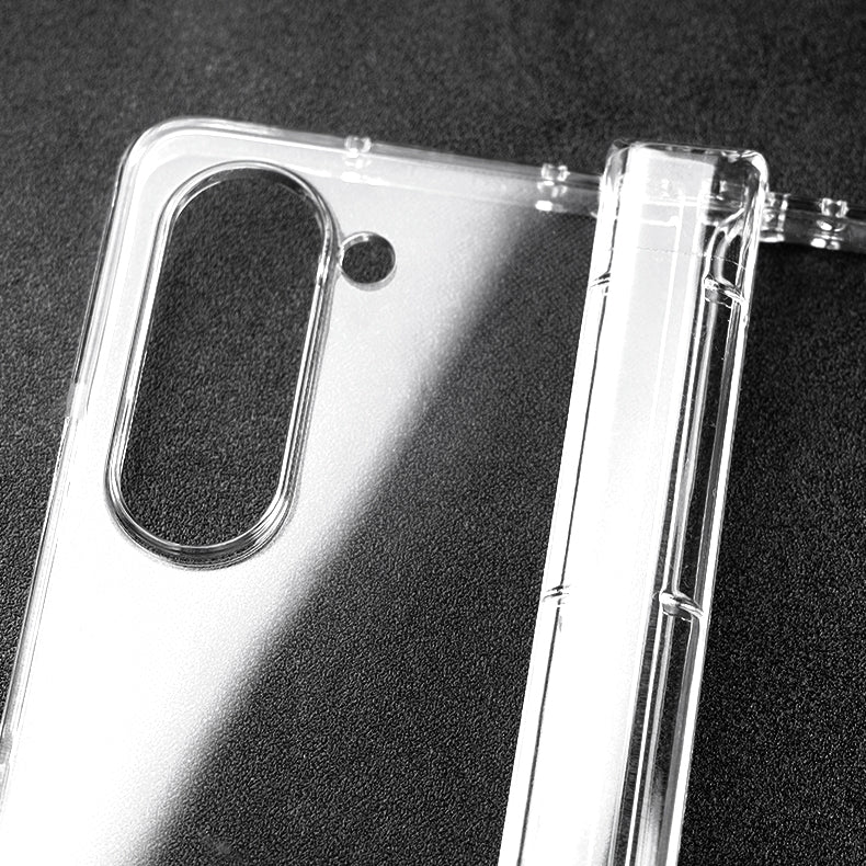Clear Transparent Case for Samsung Galaxy Z Fold 6 | Slim Protective Cover | Scratch-Resistant | Perfect for Work, Travel & Everyday Use