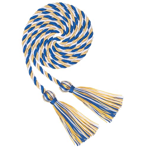 Gold, Blue and White