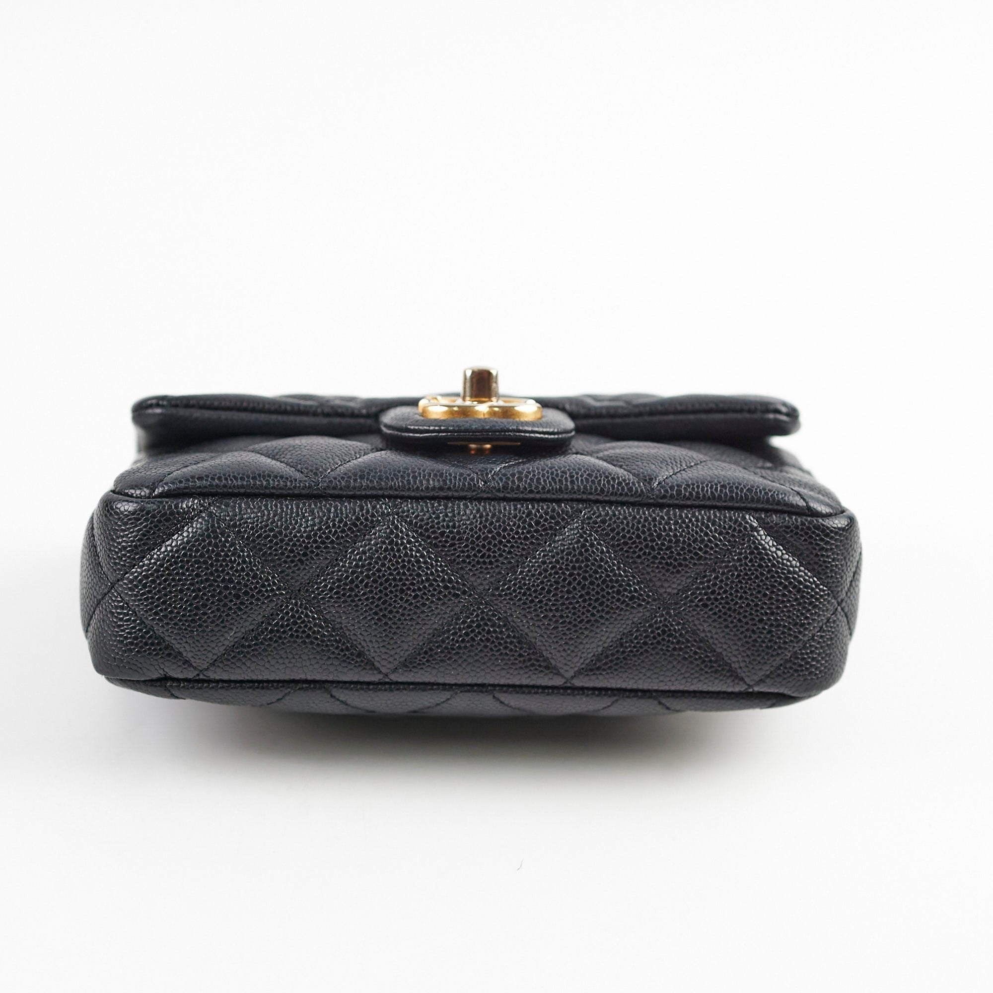 Chanel 23P Seasonal Caviar Mini Flap Bag Black with Microchip - Luxury Crossbody Purse for Women, Perfect for Parties, Dating & Everyday Use