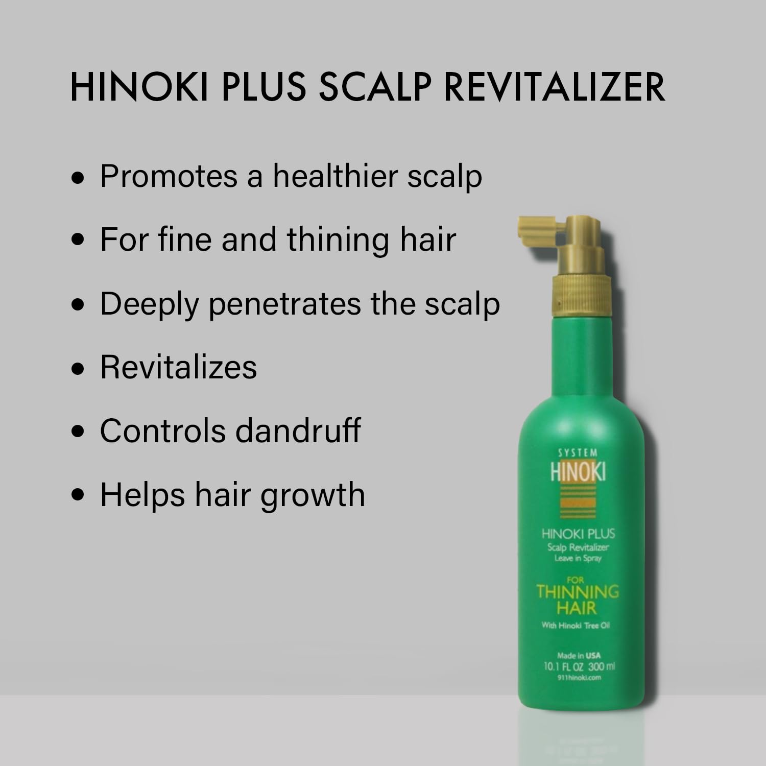 Hayashi Hinoki Plus Treatment - 10.1 Fl Oz Natural Wood Care Oil for Furniture & Cutting Boards | Restores & Protects Wood Surfaces | Perfect for Kitchen, Dining Room & Outdoor Furniture Maintenance