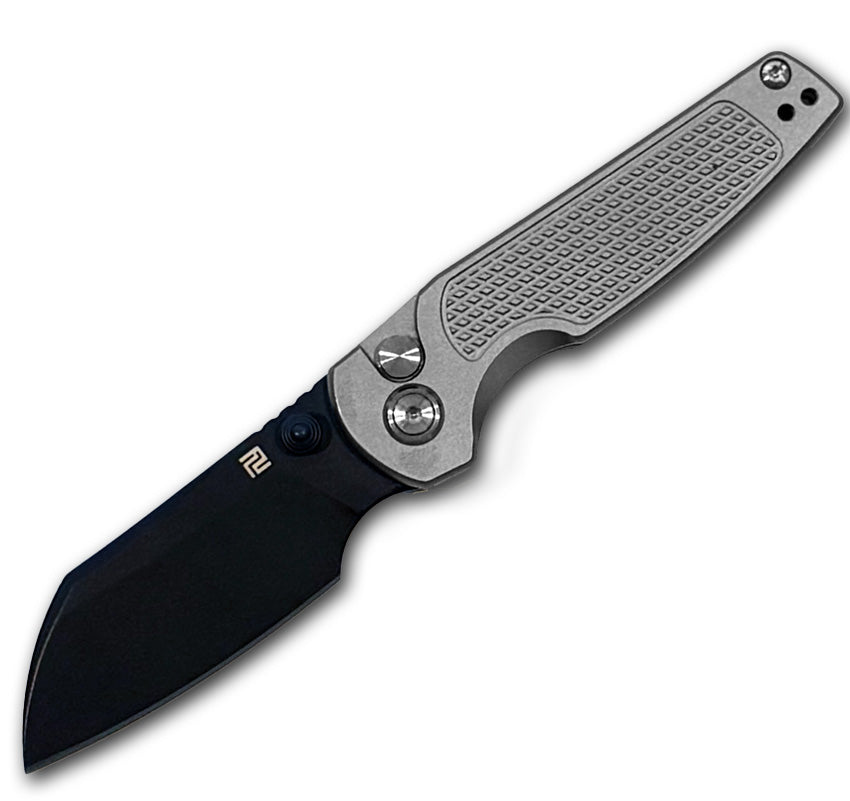 Artisan Cutlery Cleo ATZ 1871G BGY Premium Pocket Knife - EDC Folding Knife for Camping, Hiking & Outdoor Adventures