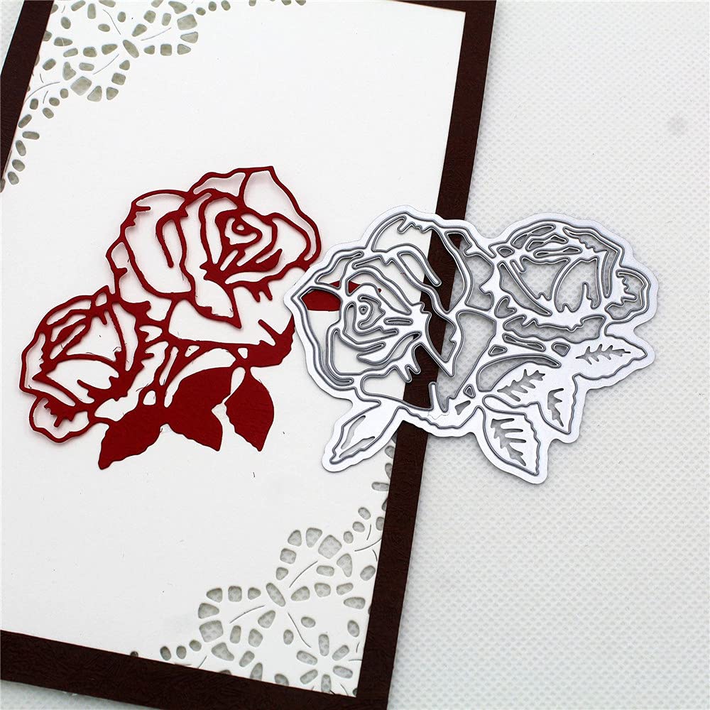 Premium Carbon Steel Cutting Dies for Card Making - ZECNG Floral Leaf Die Cuts & Stencils for Paper Crafting, Scrapbooking, Embossing, Photo Album Decor, DIY Crafts & Gifts (14-Piece Set) - Perfect for Handmade Greeting Cards, Wedding Invitations, and Home Decor Projects