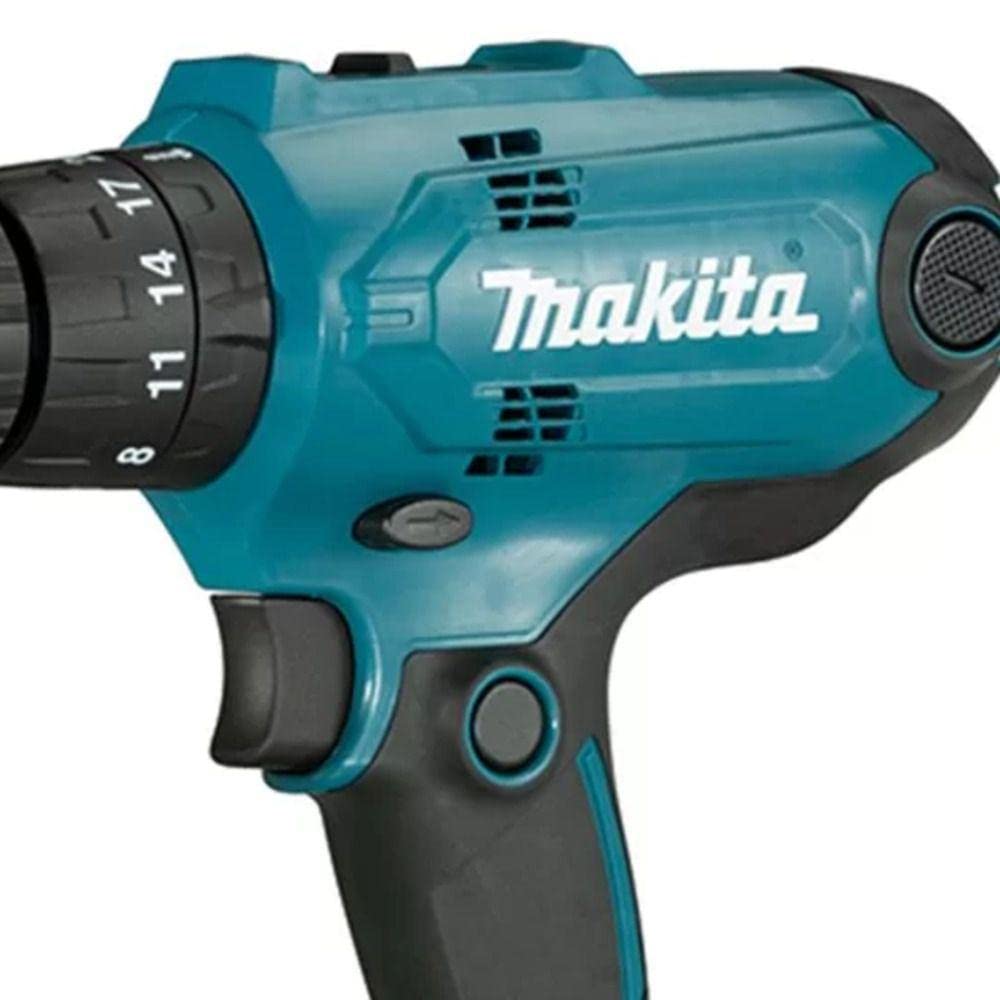 Makita HP0300 320W 10mm Corded Hammer Drill - Powerful Rotary Tool for Concrete, Masonry & Metal Drilling | Ideal for Construction, DIY Projects & Home Repairs