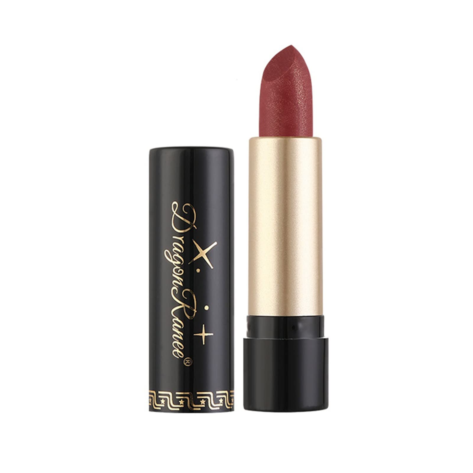 High Pigment Moisturizing Lipstick with Micro-Shine & Golden Pearl - Shiny Lip Gloss in Pitaya Peach for Day & Night Wear - Perfect for Parties, Dating & Office Makeup