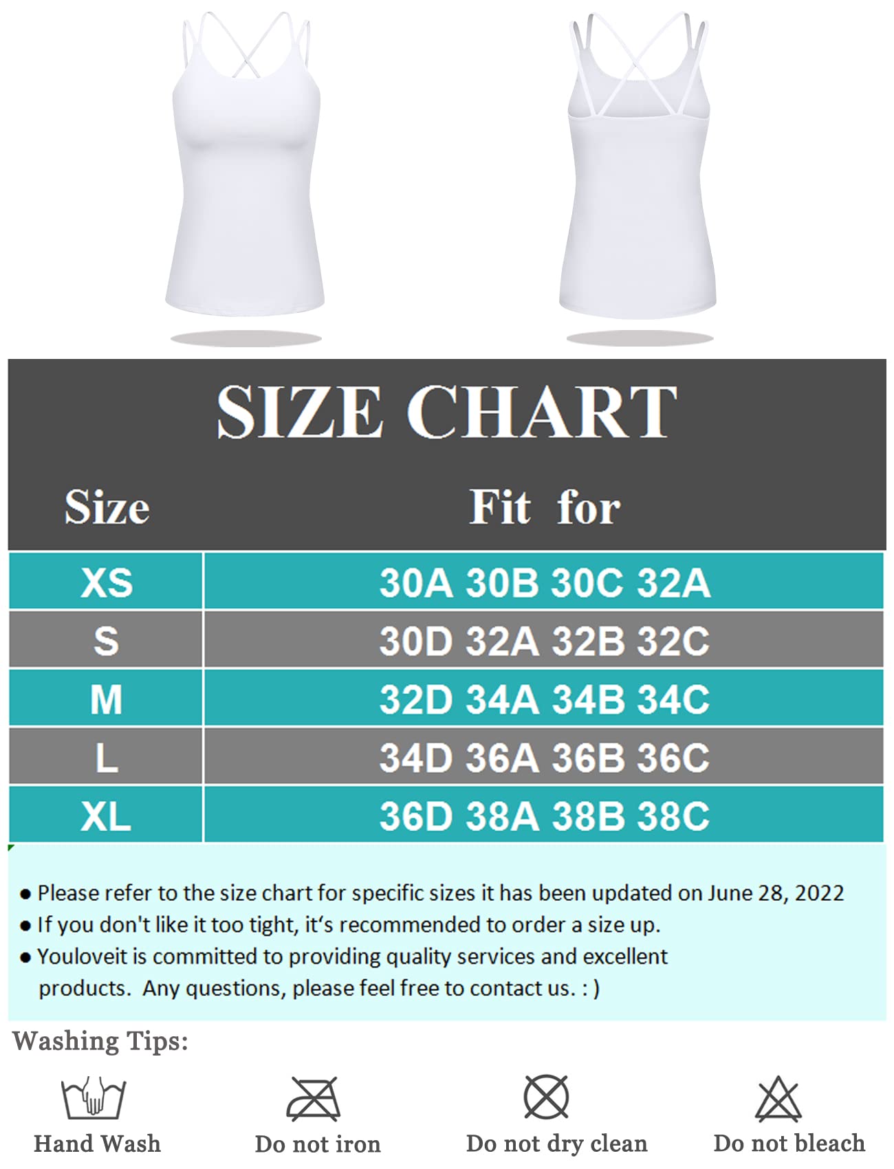 Youloveit Women's Criss Cross Back Strappy Hollow-Out Yoga Sports Bra with Removable Pads - High Support Workout Top for Running, Gym & Fitness