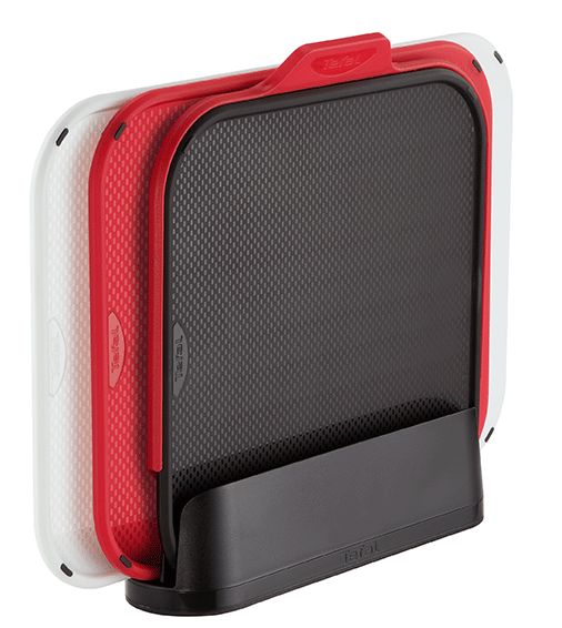 Tefal Ingenio Premium 3-Piece Chopping Board Set - Durable, Non-Slip Cutting Boards for Kitchen, Meat, Vegetables & Fruits