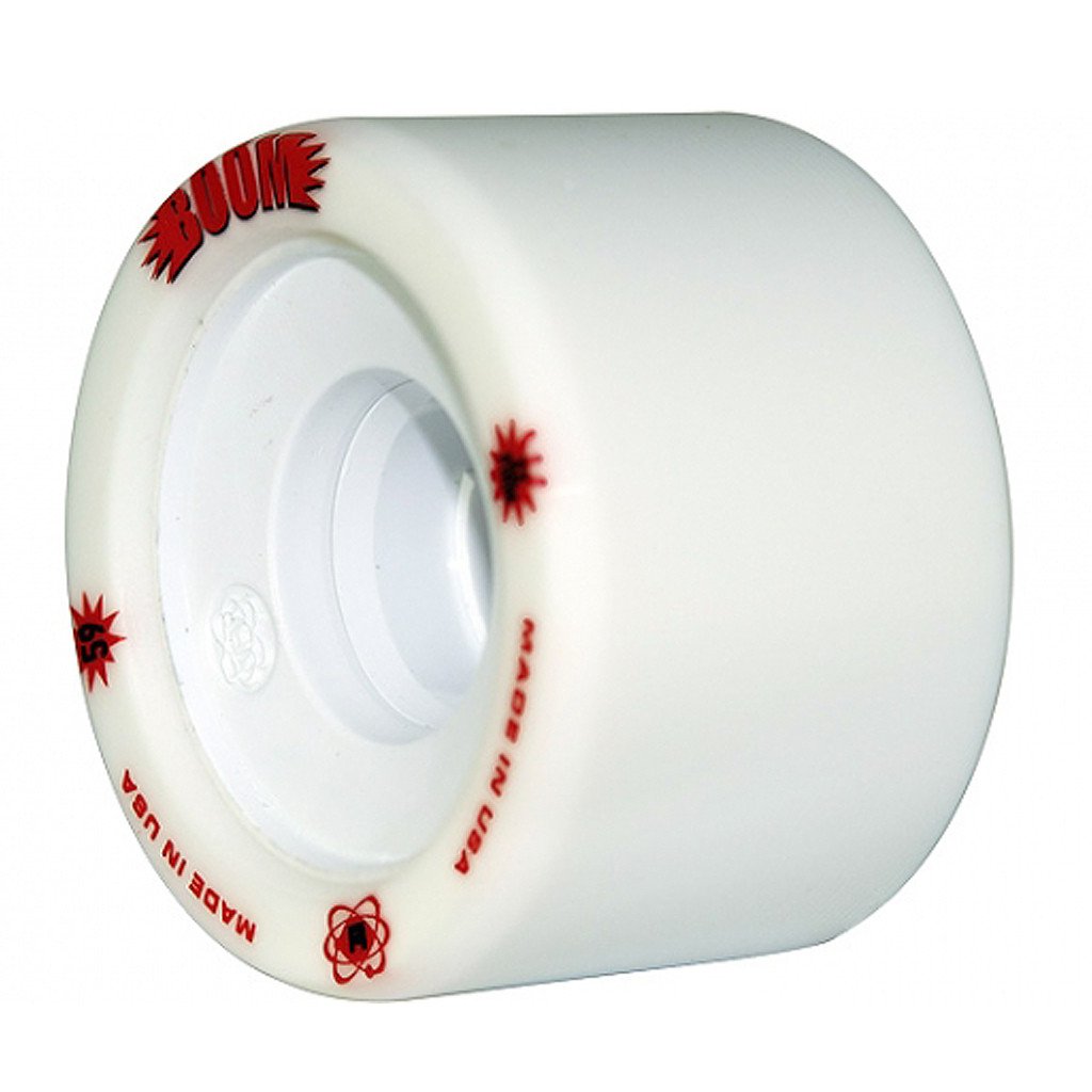 Atom Boom HP 62mm/38mm Roller Skate Wheels 4 Pack - High Performance Outdoor/Indoor Skating Wheels for Speed and Durability - Perfect for Rink, Park, and Street Skating