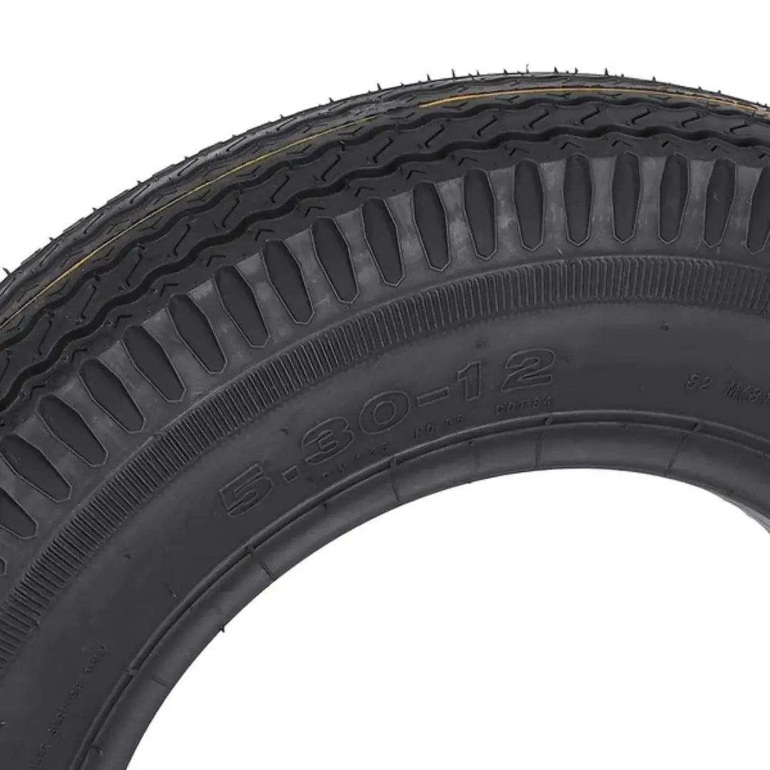 5.30x12 Trailer Tires - 2 Pack Heavy Duty 6PR Load Range C (LRC) - Perfect for Boat Trailers, Utility Trailers & Small Campers