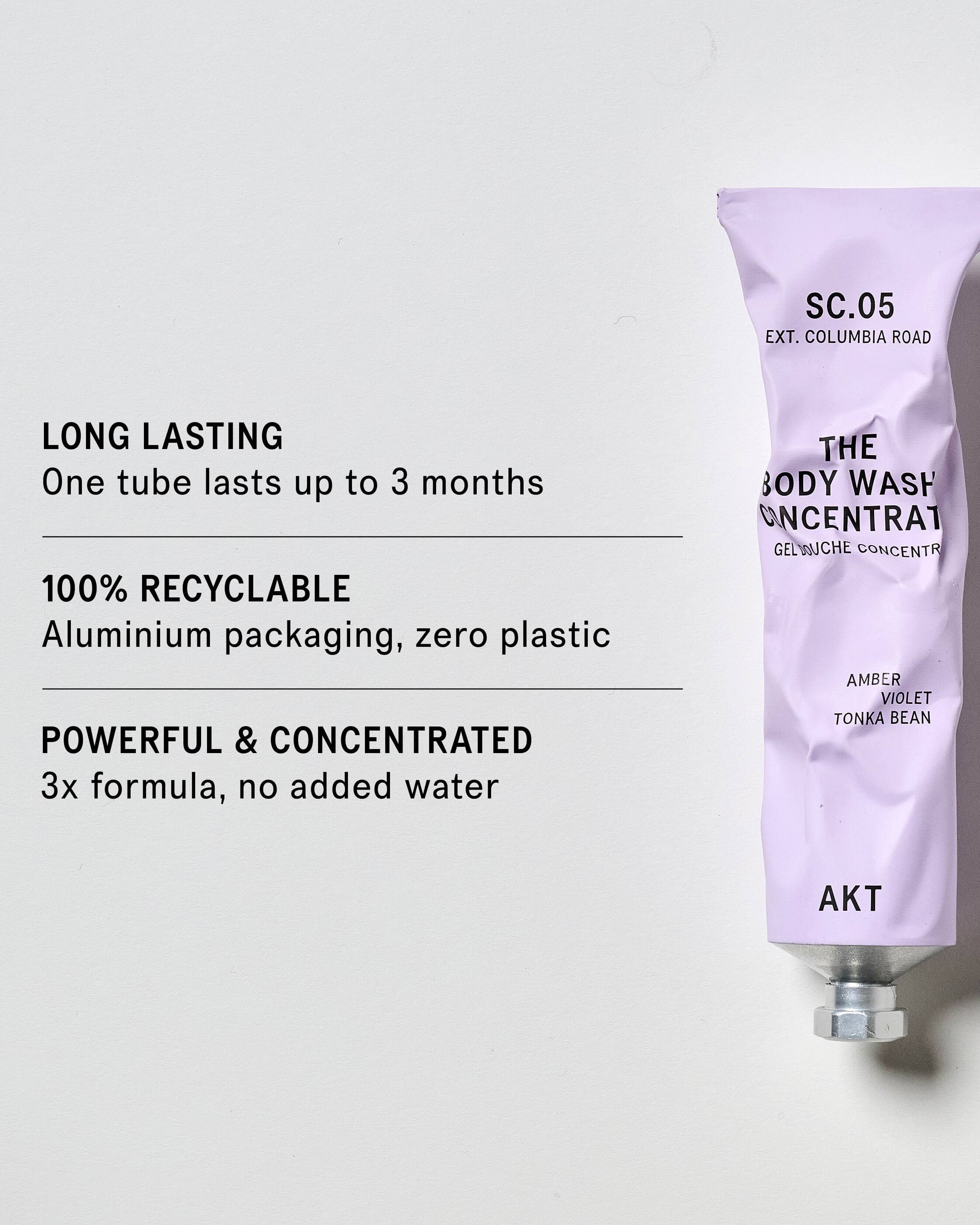 Columbia Road SC.05 Luxury Body Wash Concentrate - Hydrating & Refreshing Shower Gel for Sensitive Skin - Perfect for Daily Use & Spa Days