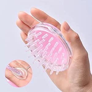 UltronEx Scalp Massager Shampoo Brush - Soft Silicone Bristles for Hair Growth, Dandruff Removal & Head Relaxation | Gentle Scalp Scrubber for Shower, Spa & Home Hair Care (Multicolor)