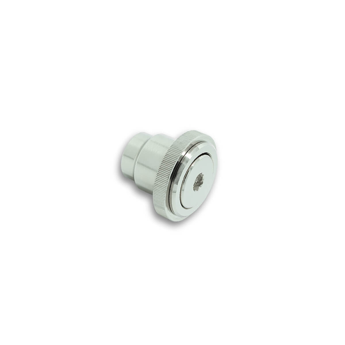 EKWB EK AF FillPort Nickel - High-Quality Liquid Cooling Filling Port for PC Water Cooling Systems - Perfect for Custom Loop Builds and Gaming Rigs