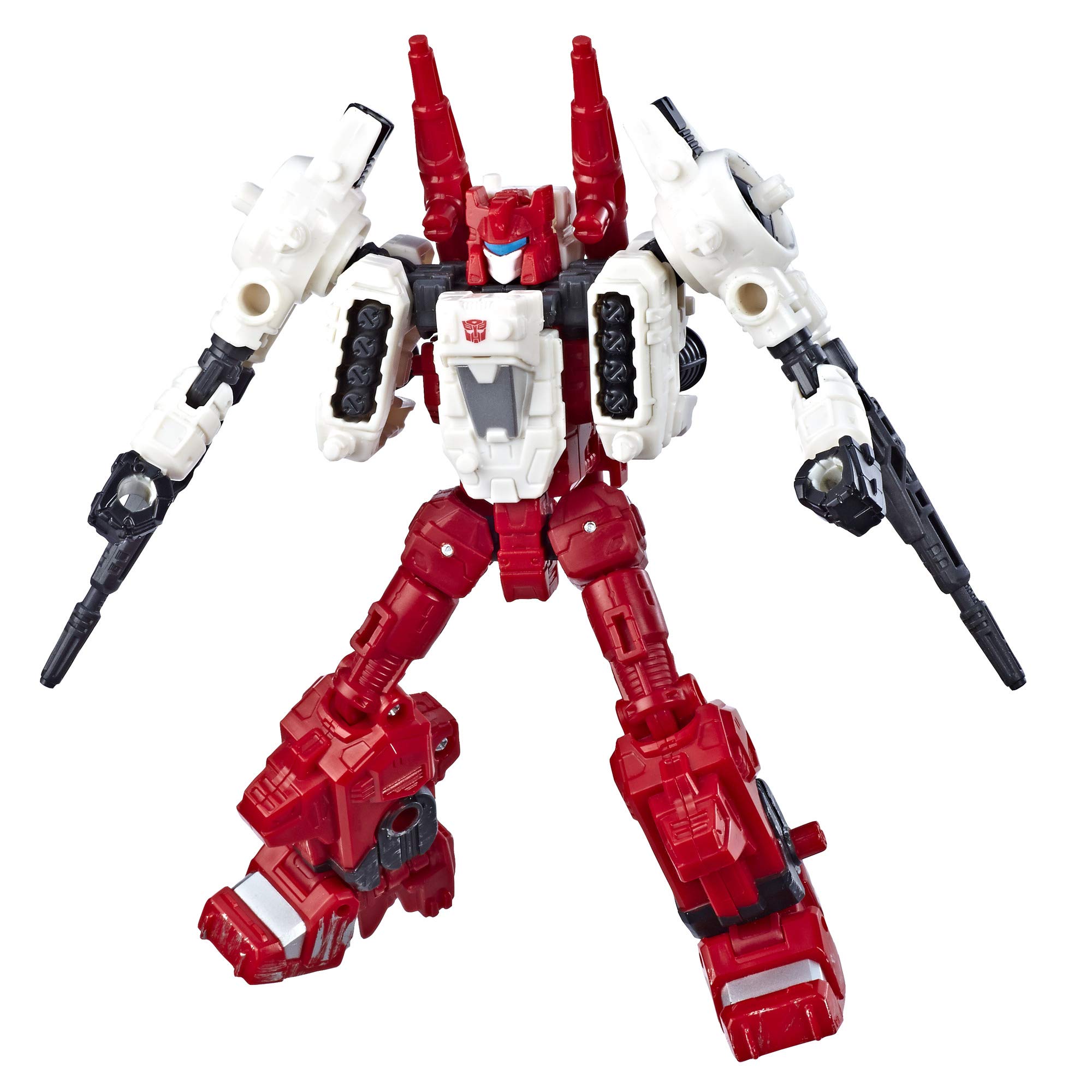 Transformers Generations War for Cybertron Deluxe WFC-S22 Six-Gun Weaponizer Action Figure - Siege Collection - Collectible Robot Toy for Adults & Kids Age 8+ (5-inch) - Perfect for Display, Play Battles & Gifts