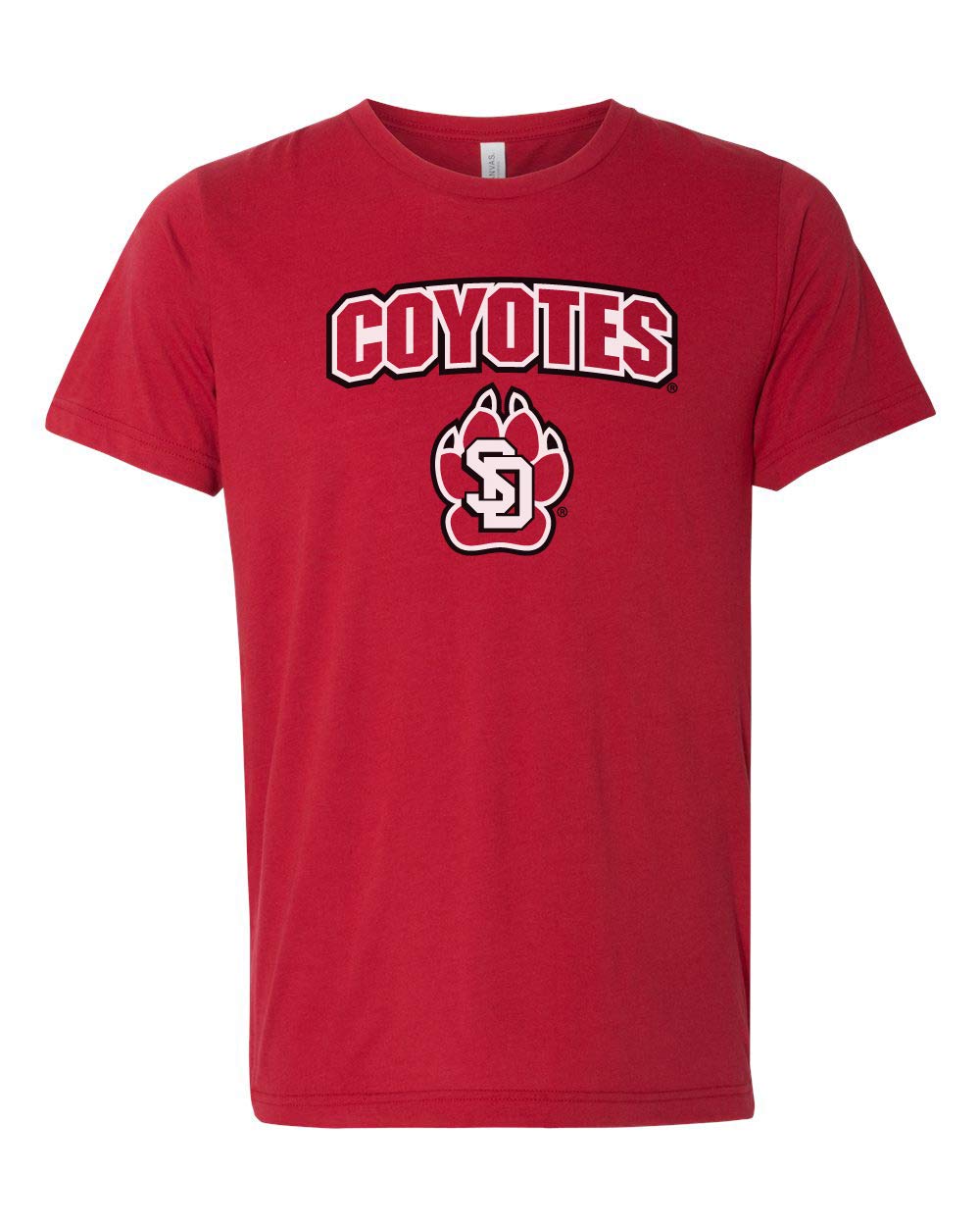CornBorn Custom Design - South Dakota Coyotes Premium Tri-Blend T-Shirt | Soft & Comfortable for Game Day, School Spirit & Casual Wear