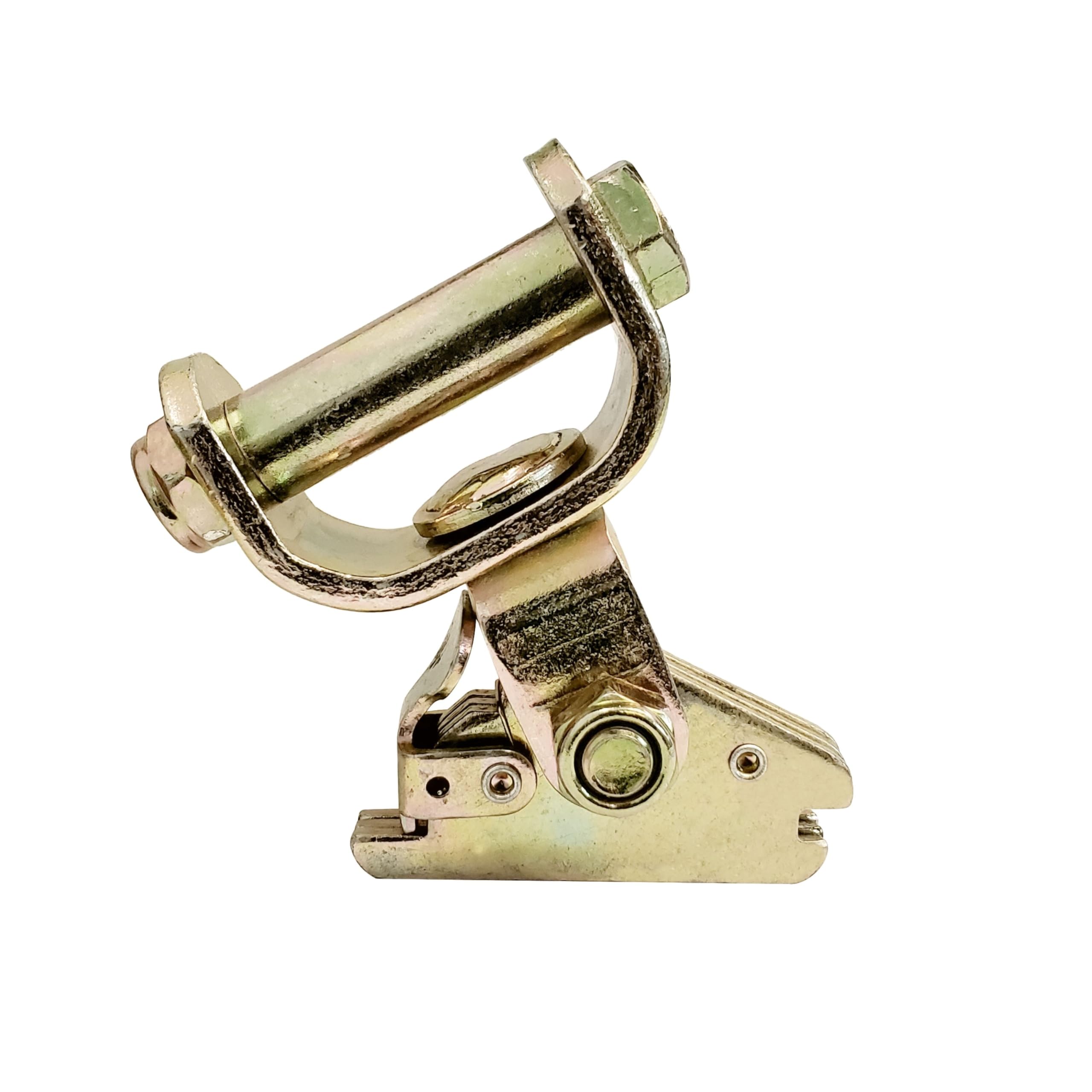 50 Pack Heavy Duty E-Track Roller Idler Swivel Fitting - Secure Tie Down Anchors for E Track Ratchet Straps, Wheel Straps & Cargo Control - Perfect for Trailers, Trucks, ATV, UTV, Flatbeds & Enclosed Trailers - Durable Transport & Towing Solution