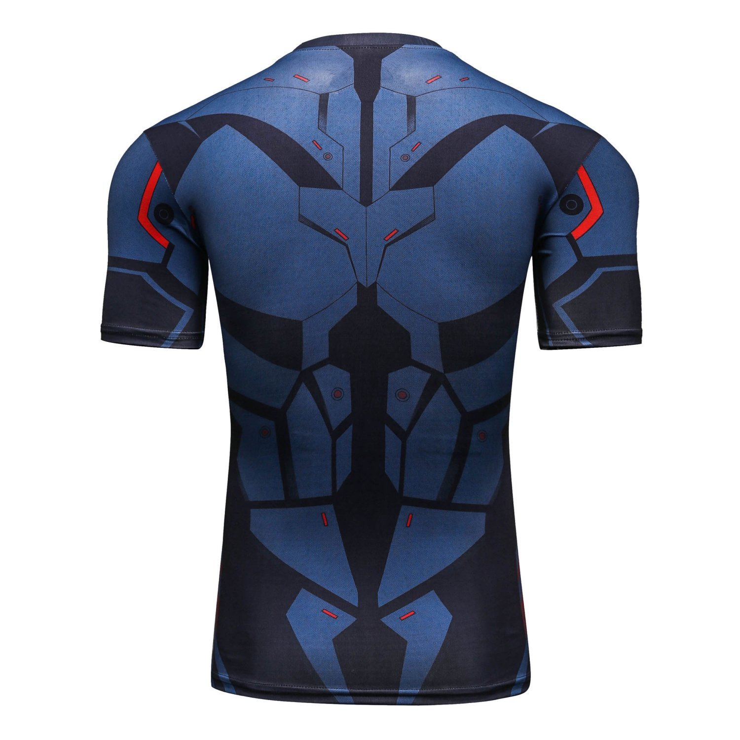 Men's Sonic Compression Short Sleeve Workout Shirt - Moisture Wicking Athletic Performance T-Shirt for Gym, Running & Training