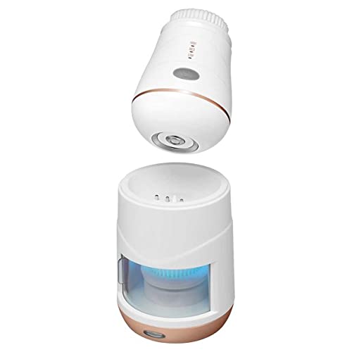 Conair Sonic Facial Brush with UV Sterilizer - Deep Cleansing & Exfoliating for Glowing Skin | Perfect for Daily Skincare Routine & Travel