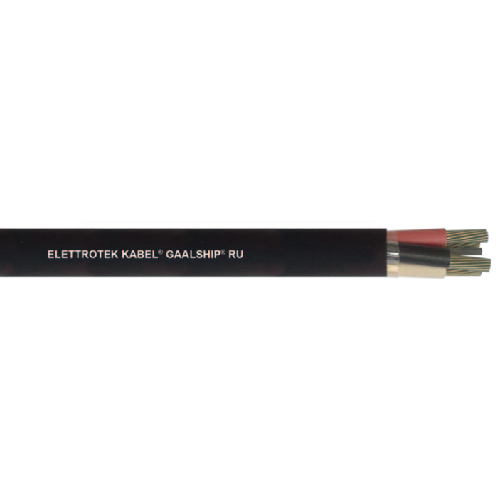 1 AWG 3C Stranded Tinned Copper Unshielded Halogen Free GAALSHIP RU 0.6/1 kV Offshore Marine Cable - Ideal for Shipboard Wiring, Offshore Oil Rigs, and Marine Power Distribution