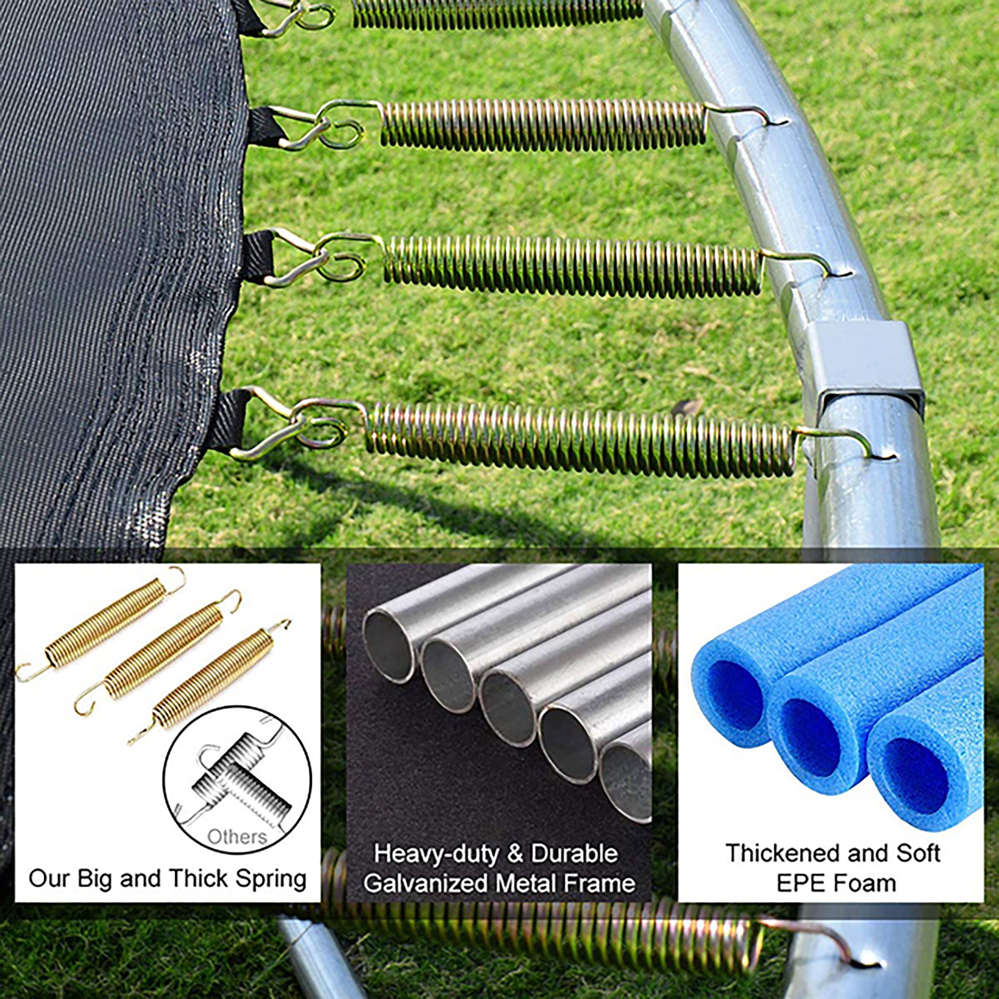 12 FT Trampoline with Safety Net & Basketball Hoop - Pumpkin Style Outdoor Bounce for Kids & Family Fun - Perfect for Backyard, Parks & Playgrounds
