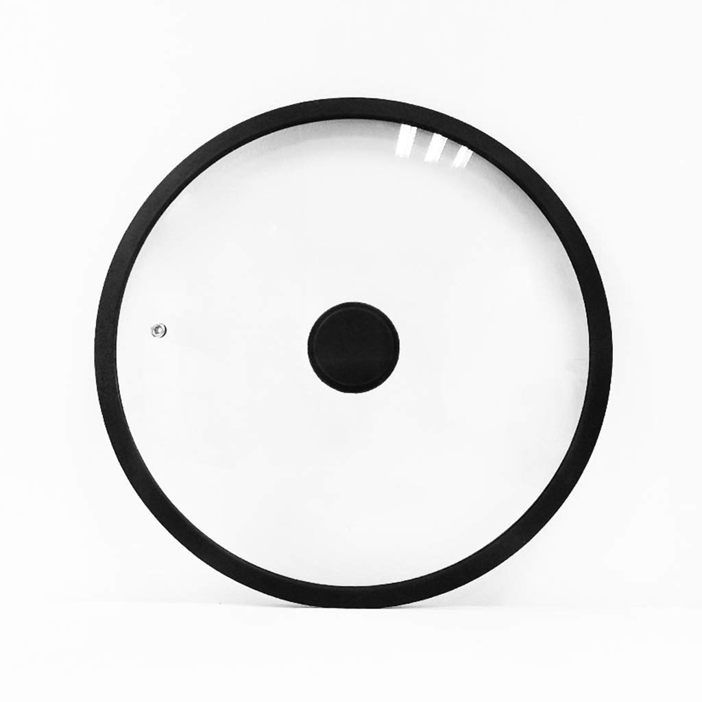 Non-Stick Silicone Glass Lid for Wok Pan - 24cm, 26cm, 28cm, 32cm - Heat-Resistant Kitchen Cover for Cooking, Frying & Steaming - Perfect for Gas, Electric & Induction Stoves