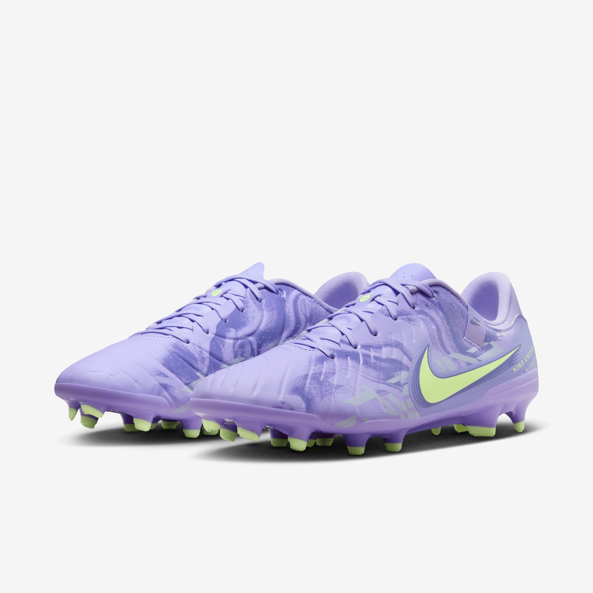 Nike United Tiempo Legend 10 Academy Soccer Cleats - Men's Firm Ground Football Shoes for Training & Matches - Lightweight Comfort with Enhanced Traction