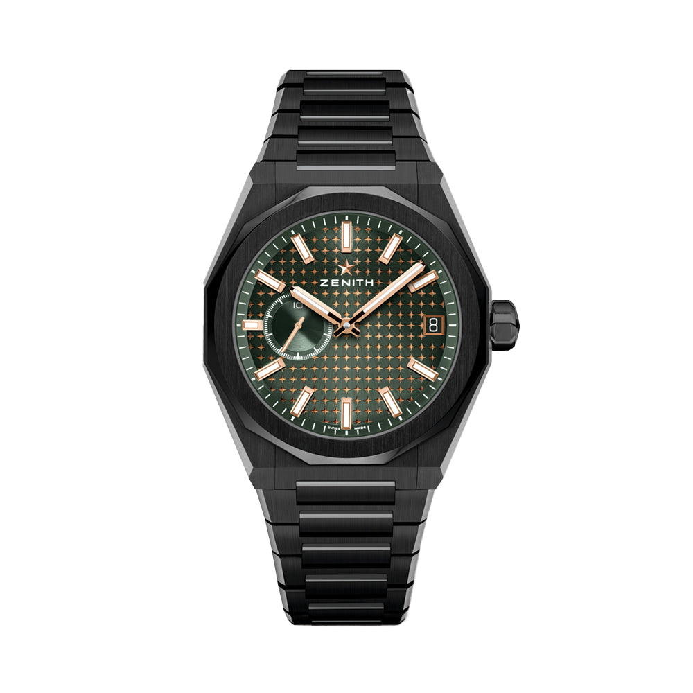 Defy Skyline Americas Limited Edition 41mm Watch - Green Dial Automatic Men's Luxury Timepiece for Business, Travel & Special Occasions