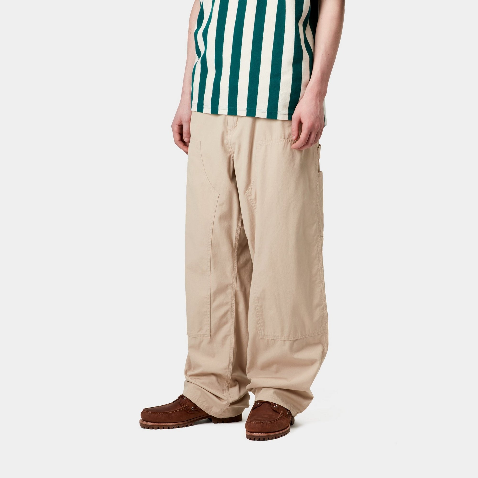 Double Knee Work Pants - Durable Poplin Fabric for Men | Comfortable & Stylish for Construction, Hiking & Outdoor Activities